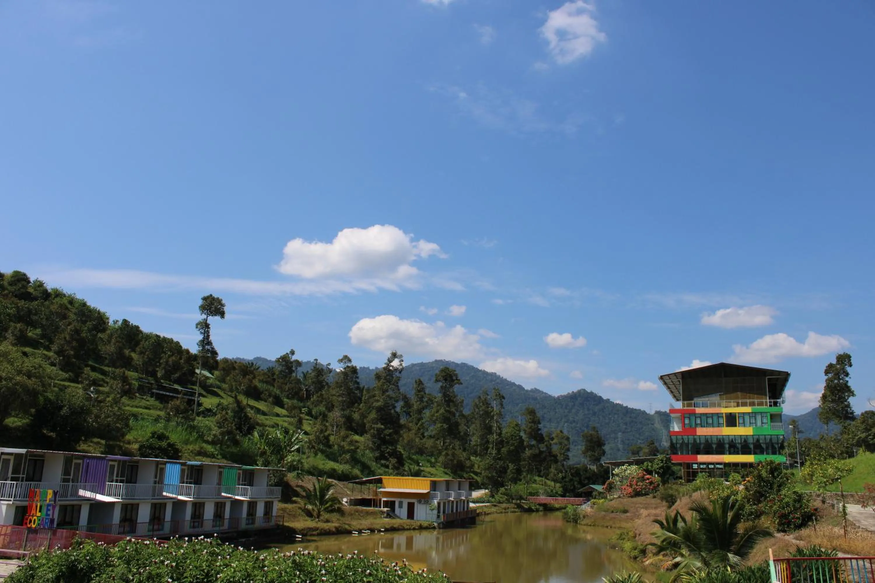 Mountain view in Happy Valley Eco Farm