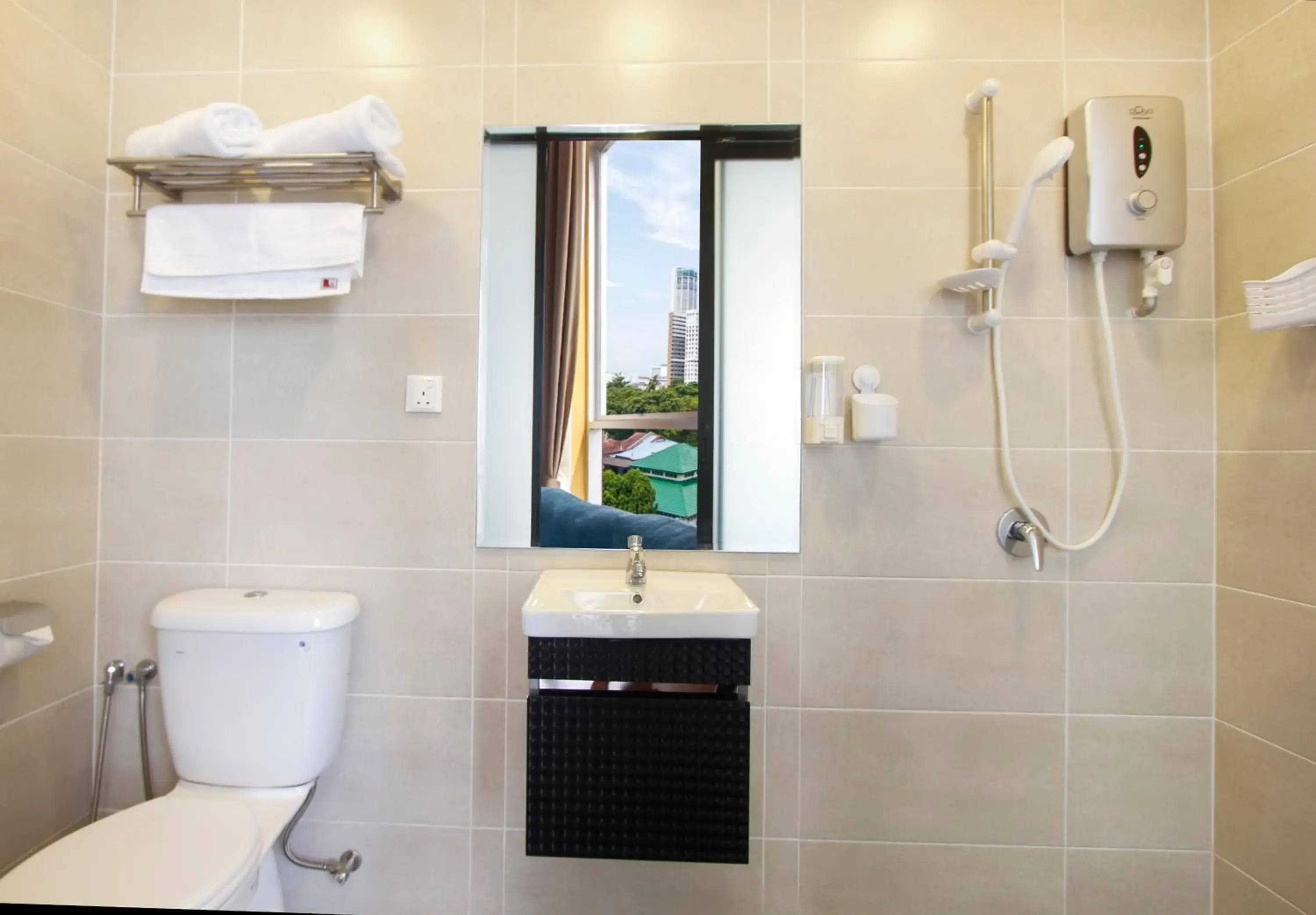 Bathroom in CitiVilla Hotel Penang Bathroom in CitiVilla Hotel Penang