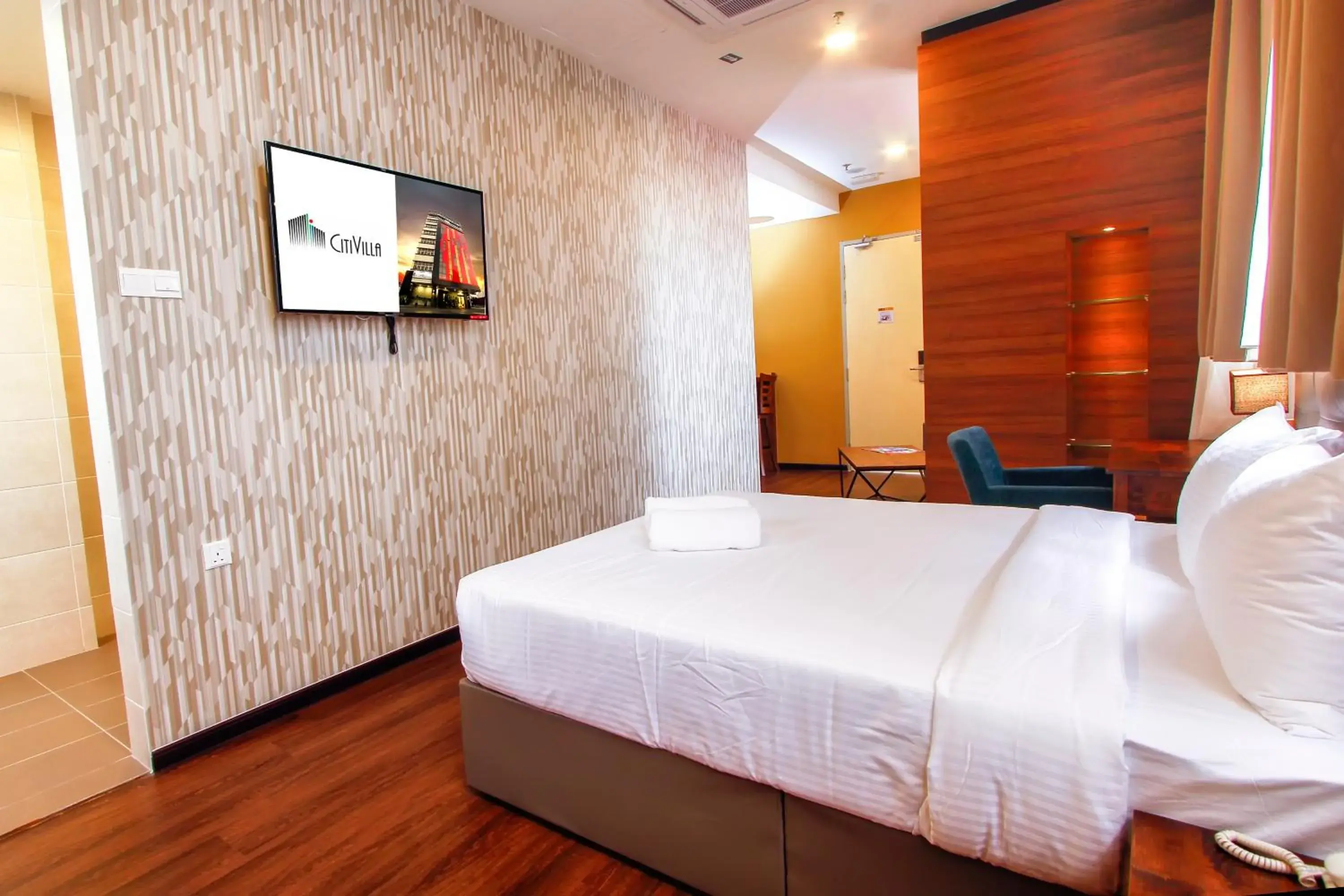 Bed in CitiVilla Hotel Penang Bed in CitiVilla Hotel Penang