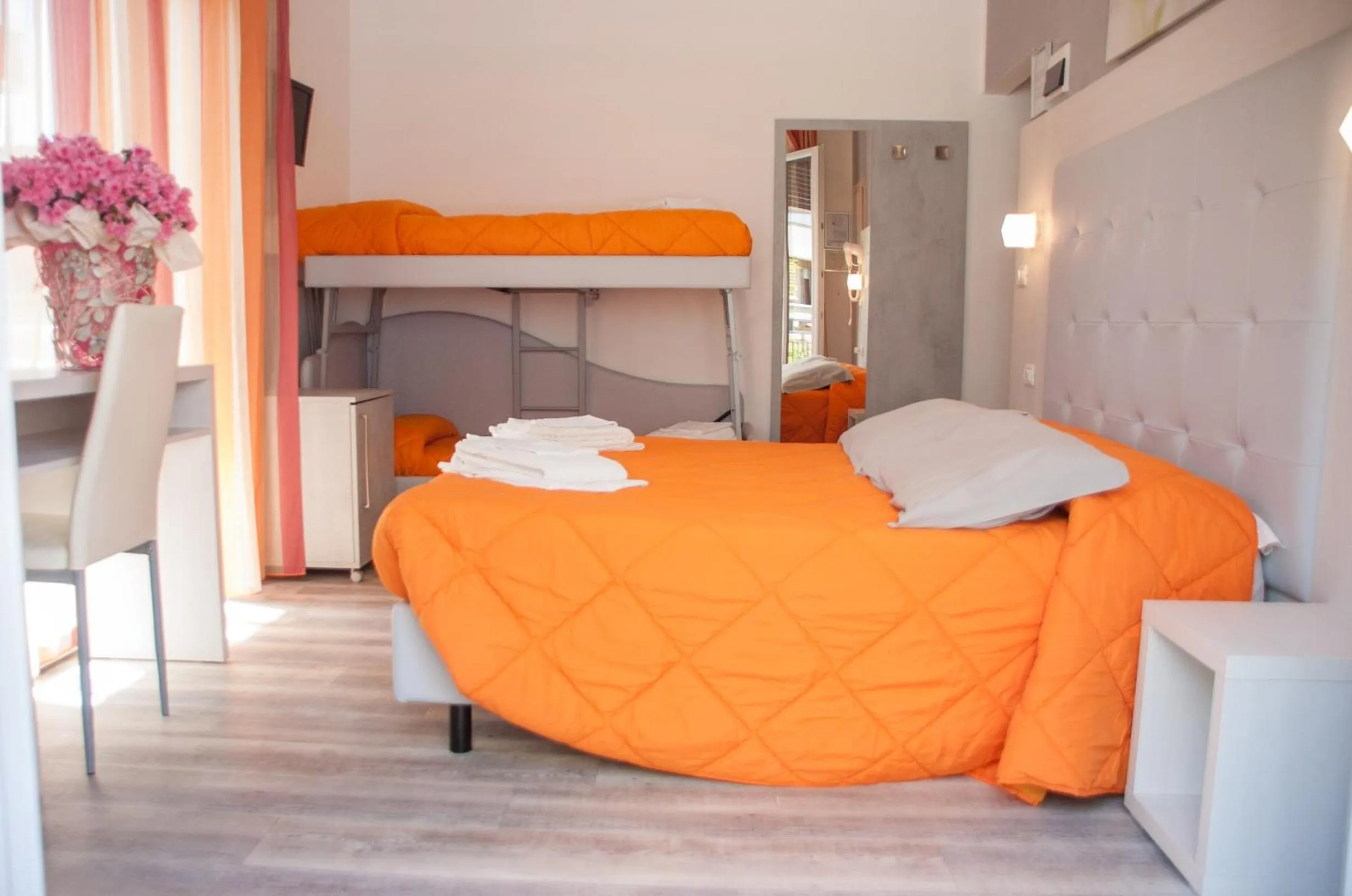 Bed in Albergo Villa Miraggio
