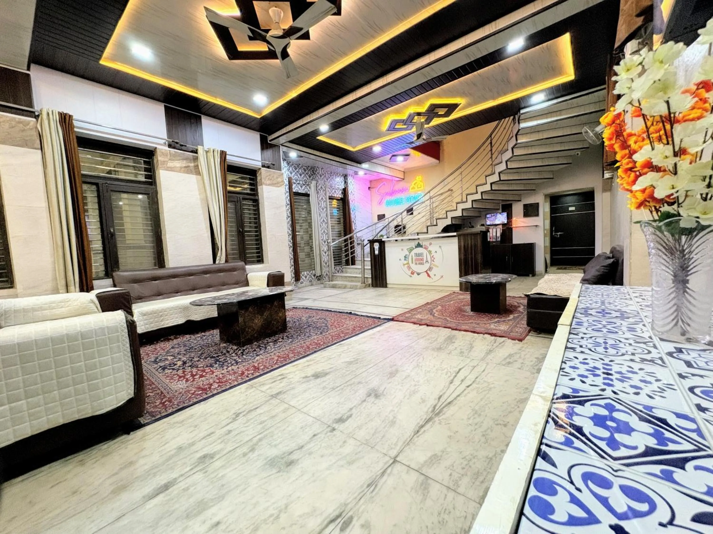 Living room in Su- Koon Homestay