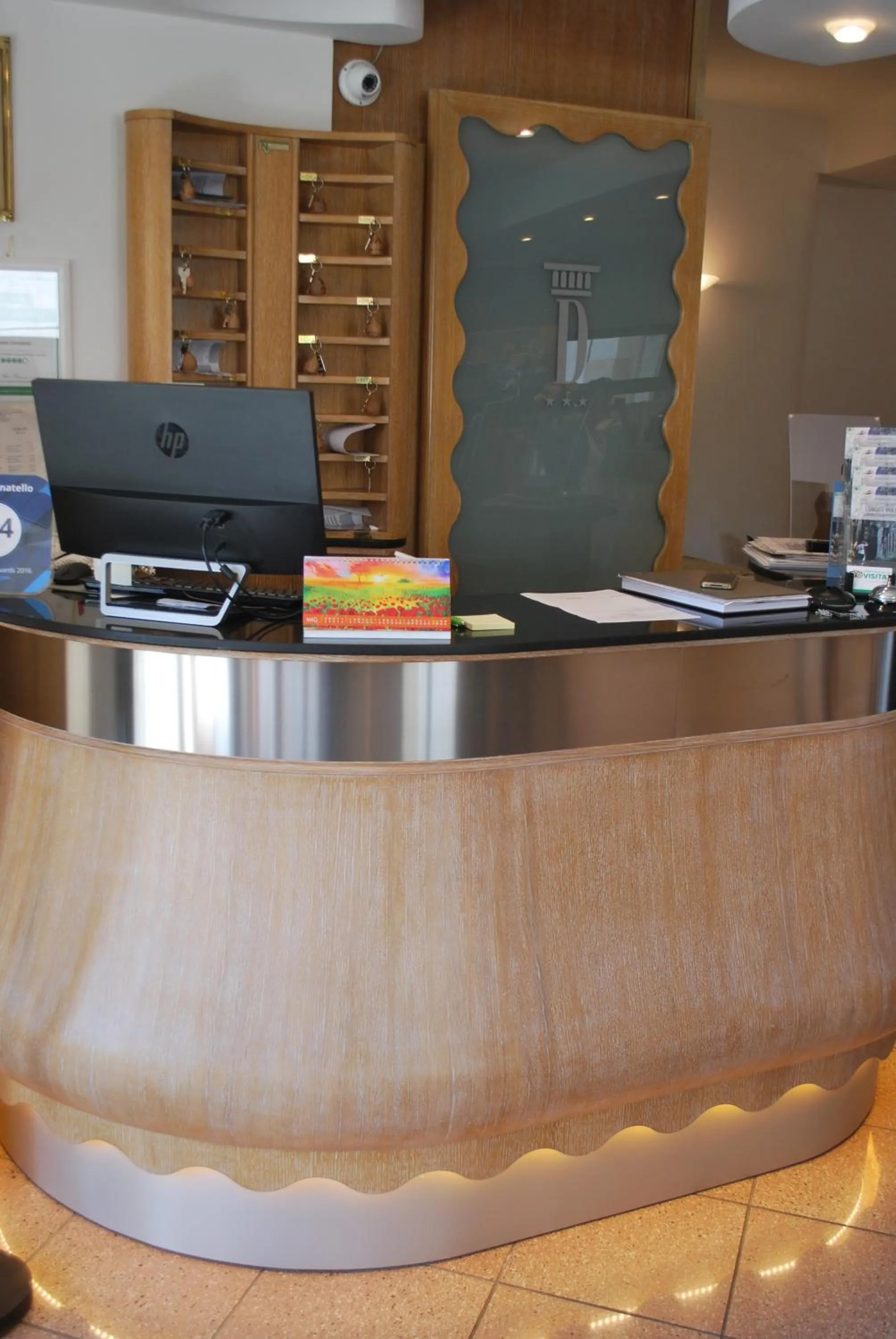 Lobby or reception in Hotel Donatello