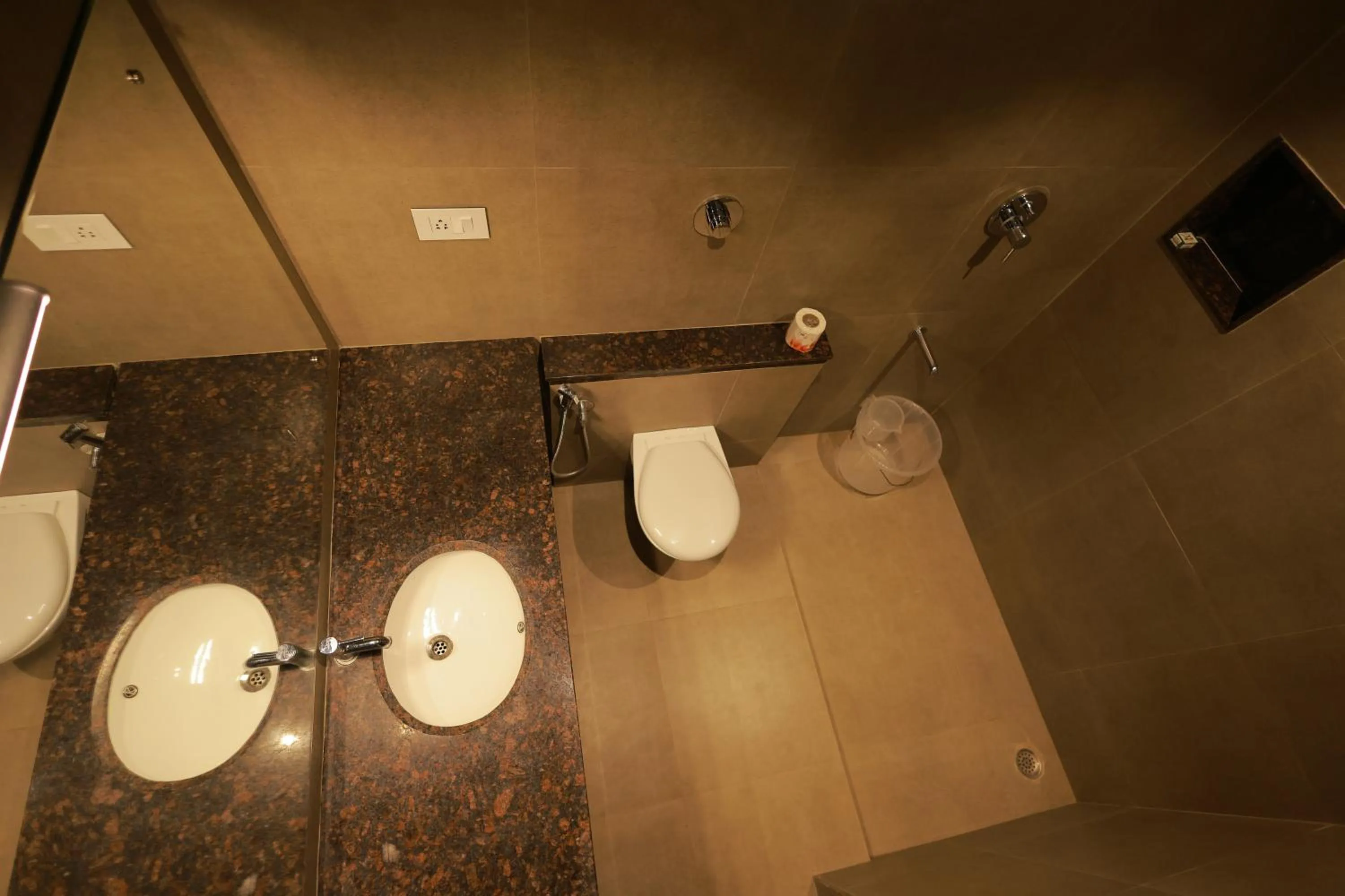 Toilet in Hotel Comorin Grand