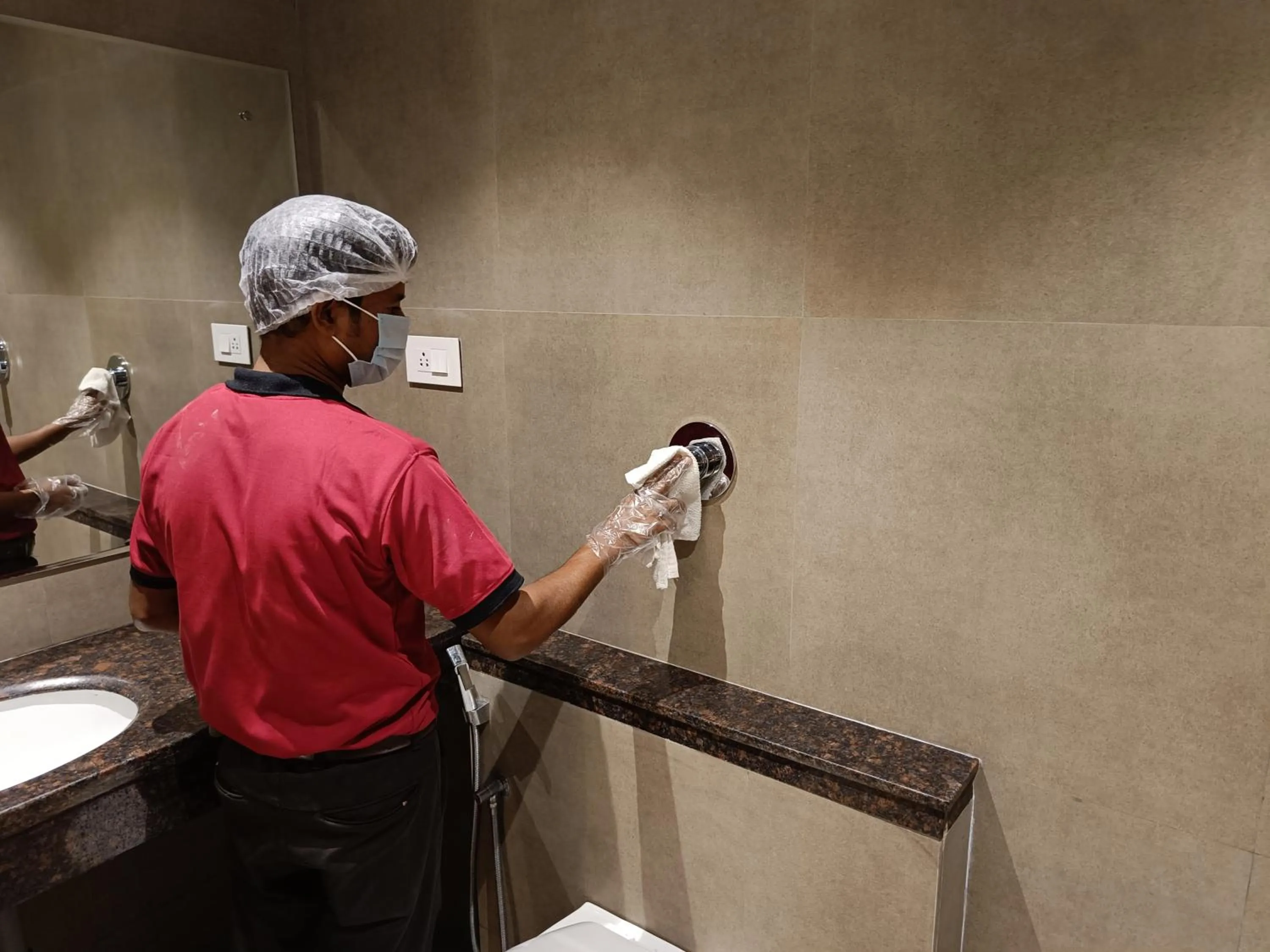 Staff in Hotel Comorin Grand