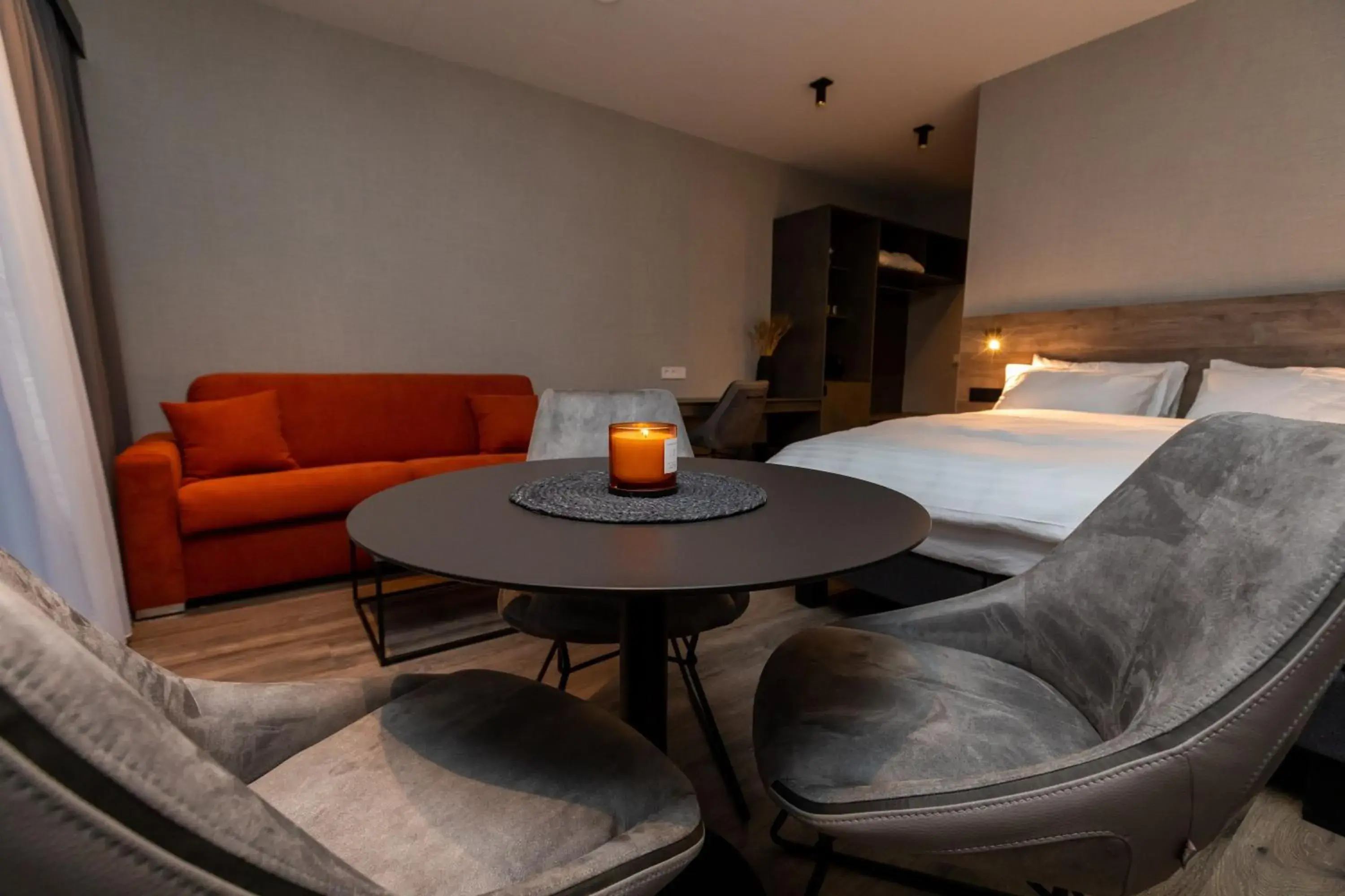 Living room, Bed in Hotel Halond Living room, Bed in Hotel Halond