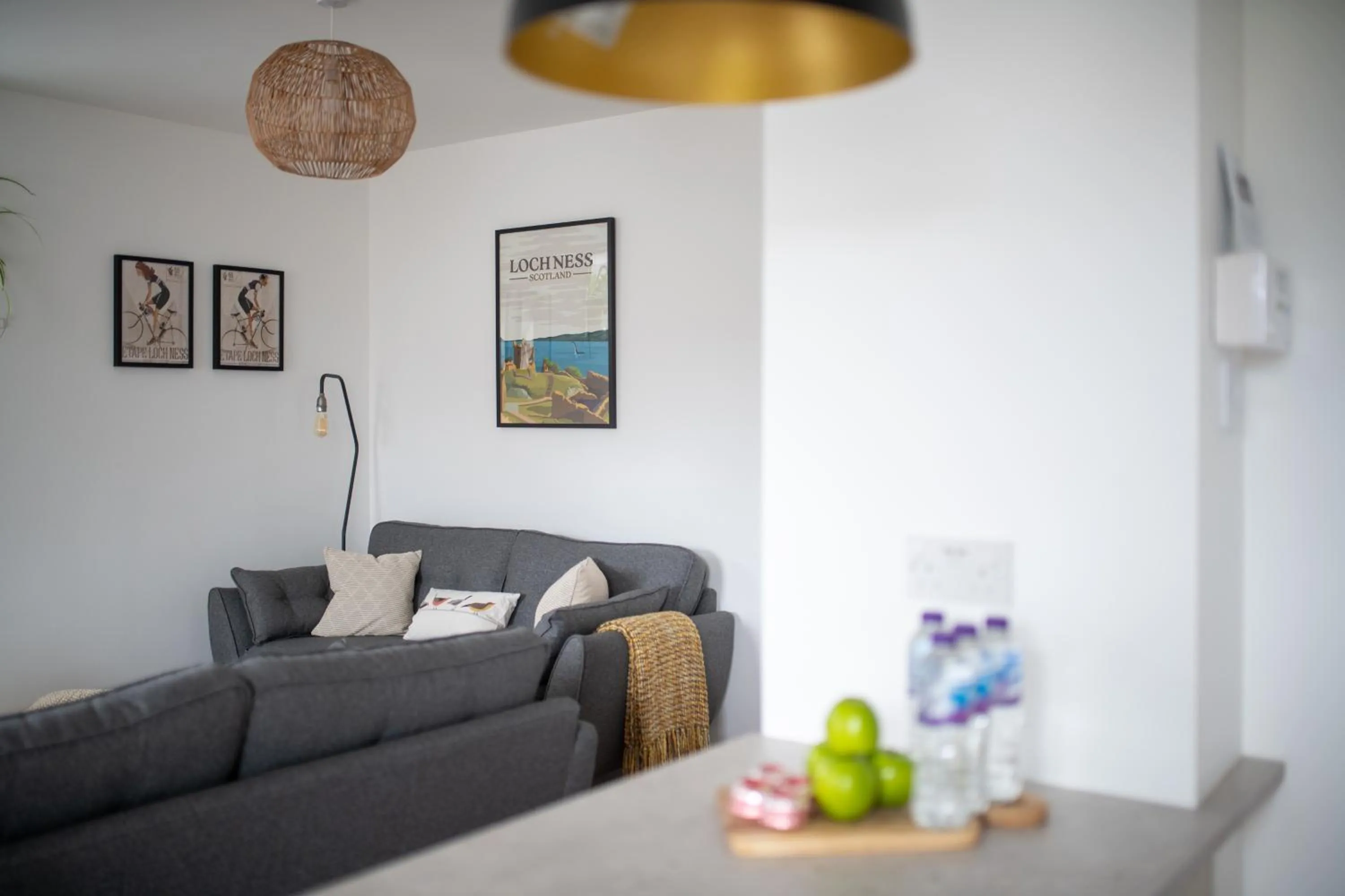 Living room in End House Inverness