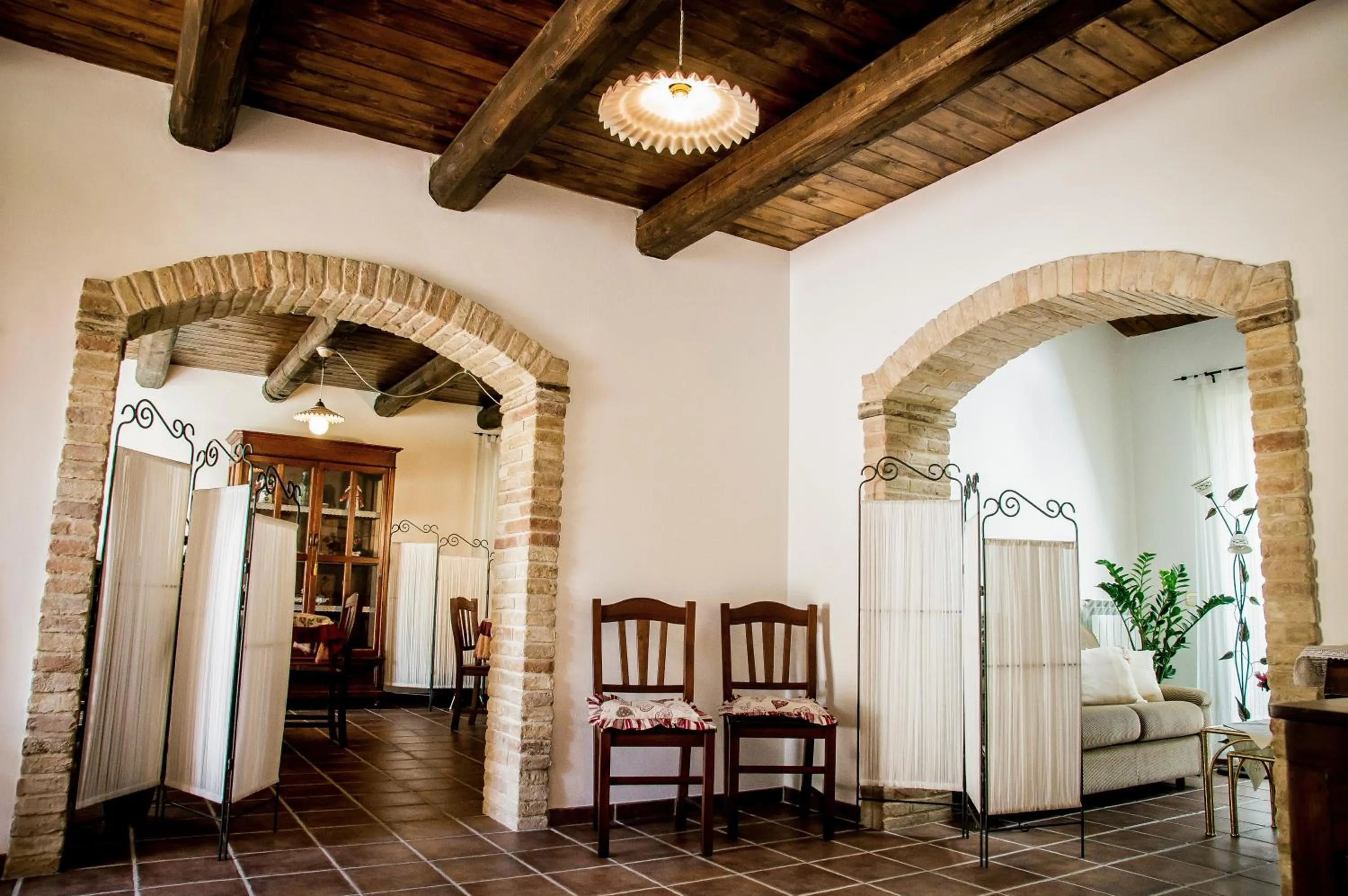 Living room in La Finestra sul Conero