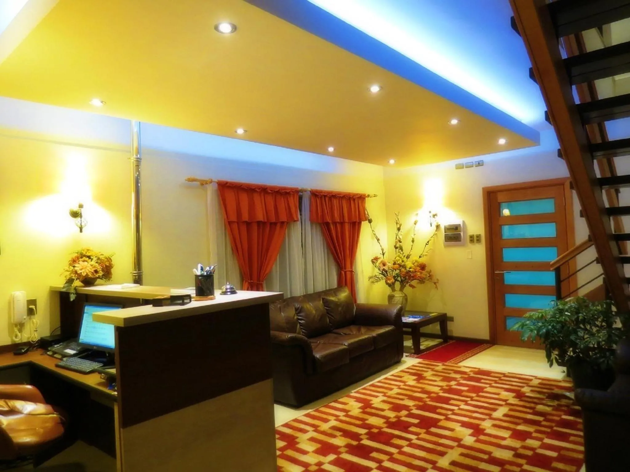 Lobby or reception in Hostal La Cumbre