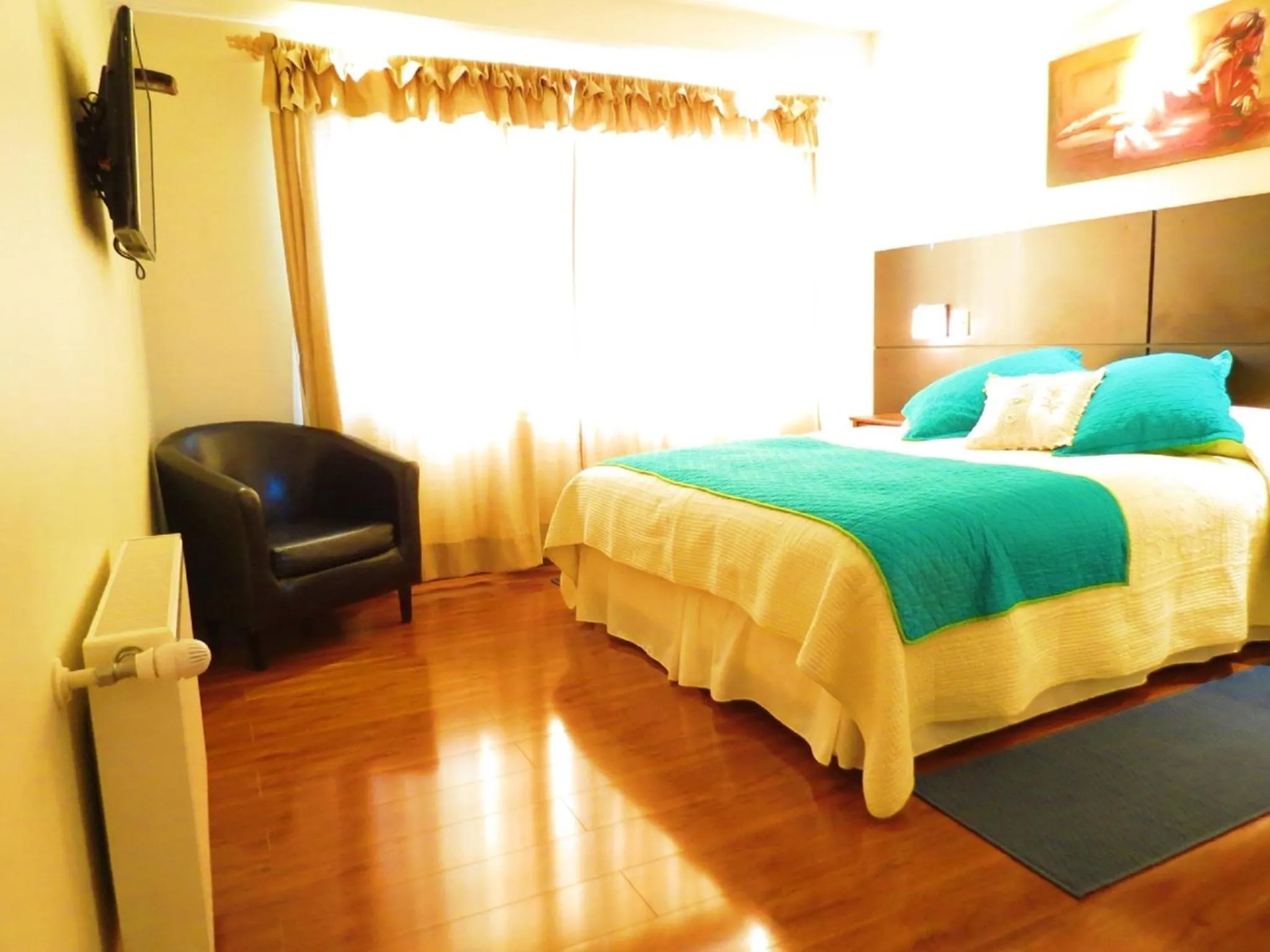 Bed in Hostal La Cumbre