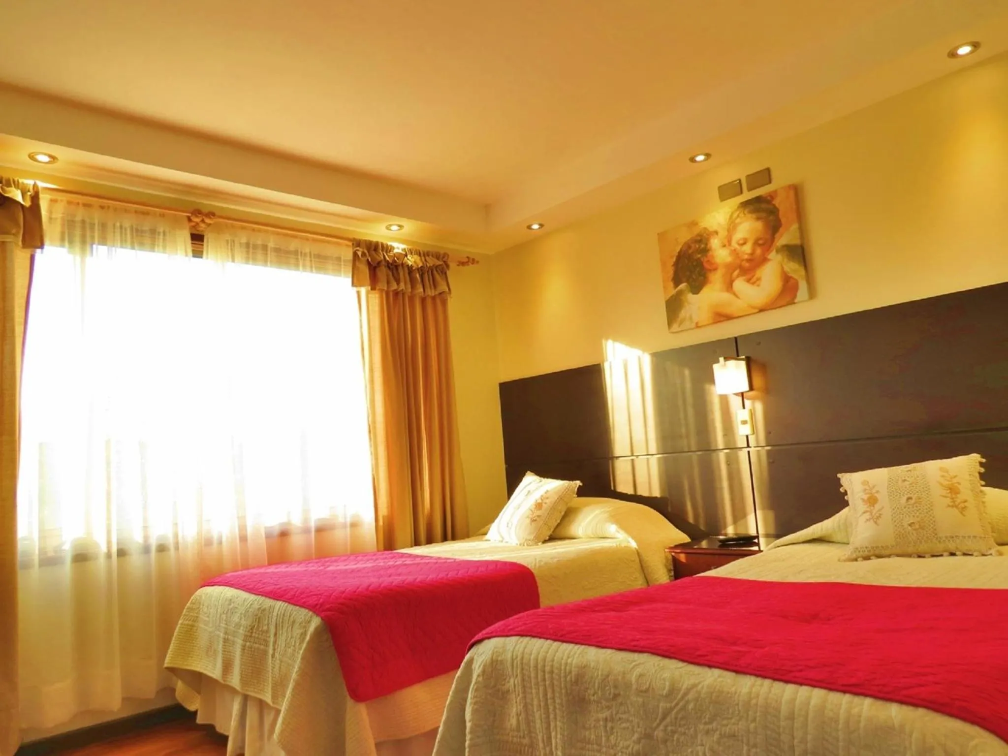 Bed in Hostal La Cumbre