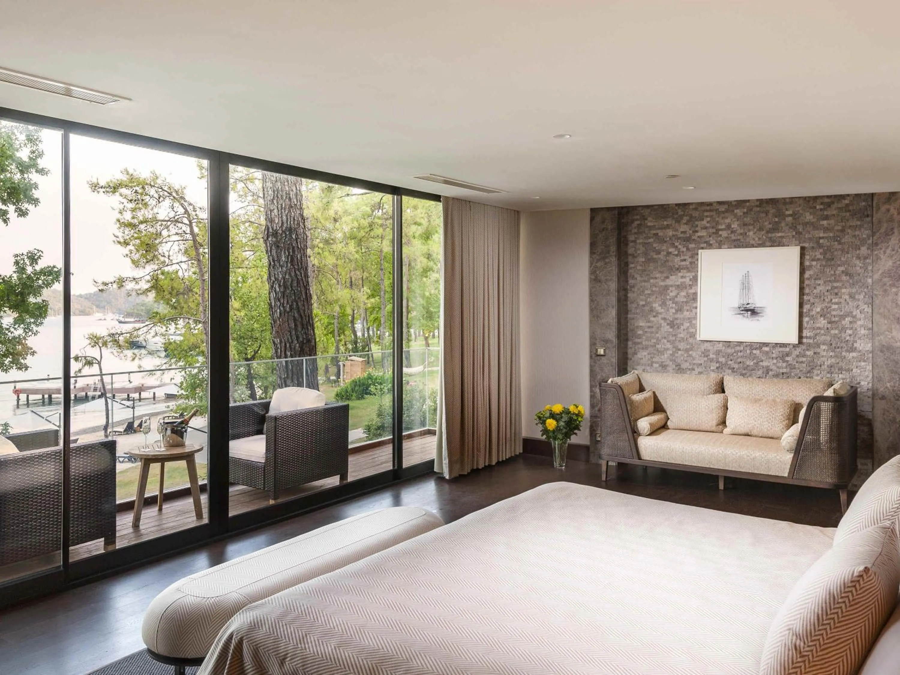 Bedroom, Bed in Rixos Premium Göcek - Adult Only