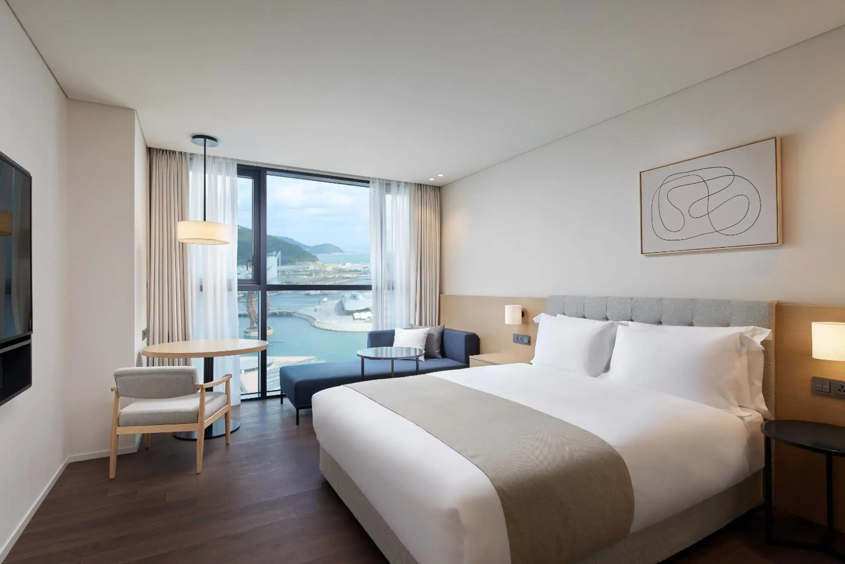 Bed in Shilla Stay Yeosu Expo Station Bed in Shilla Stay Yeosu Expo Station