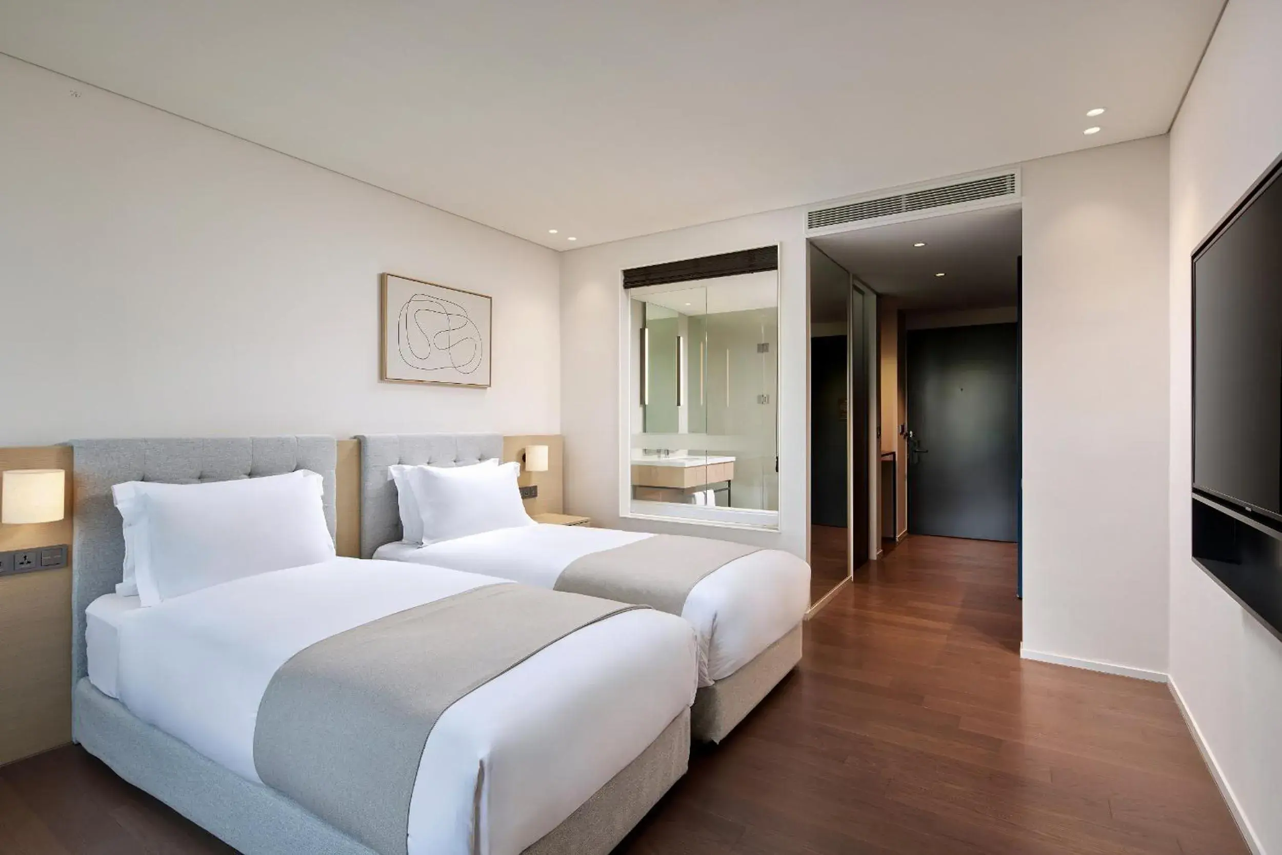 Bed in Shilla Stay Yeosu Expo Station Bed in Shilla Stay Yeosu Expo Station