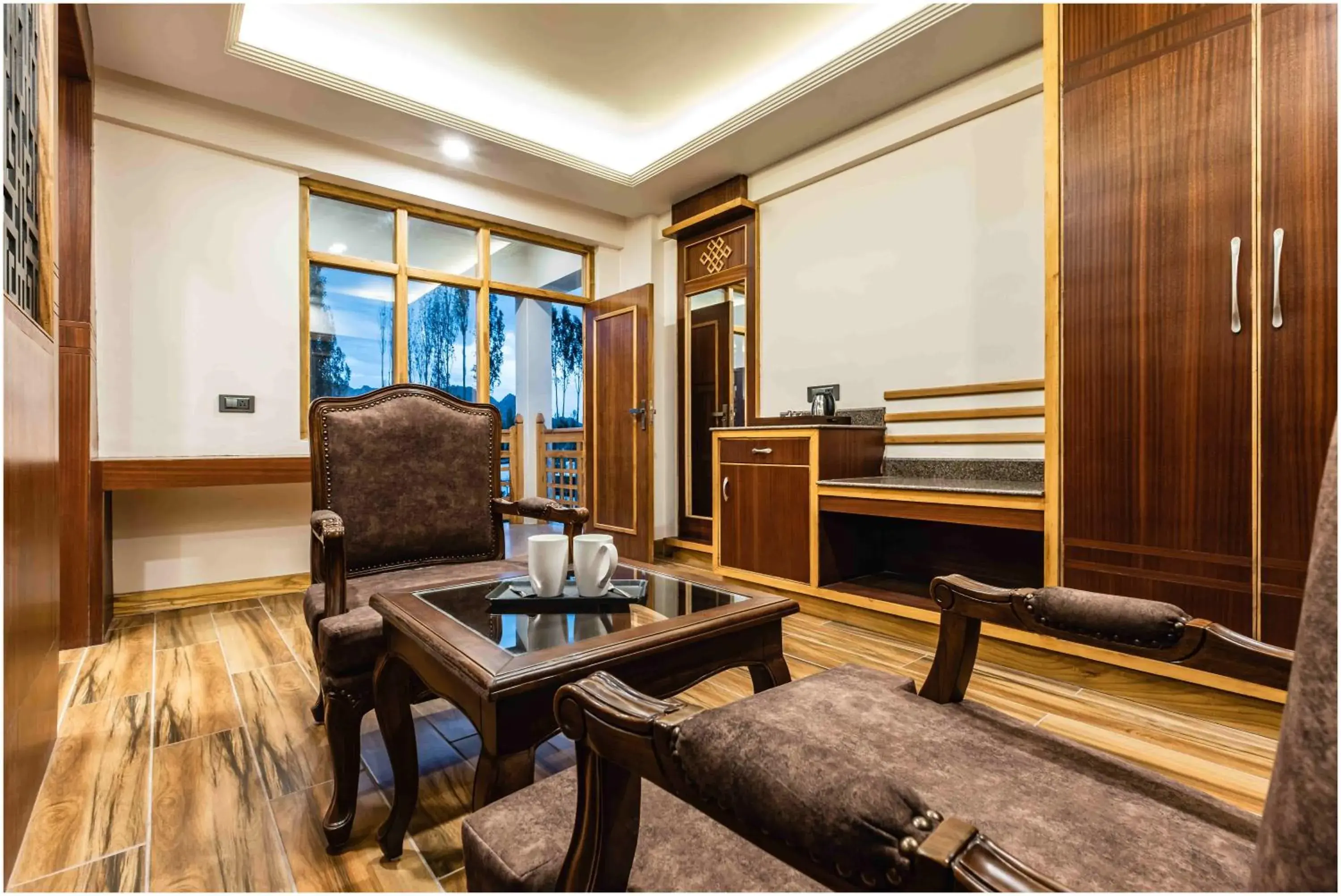 Living room in The Gawaling ladakh Living room in The Gawaling ladakh