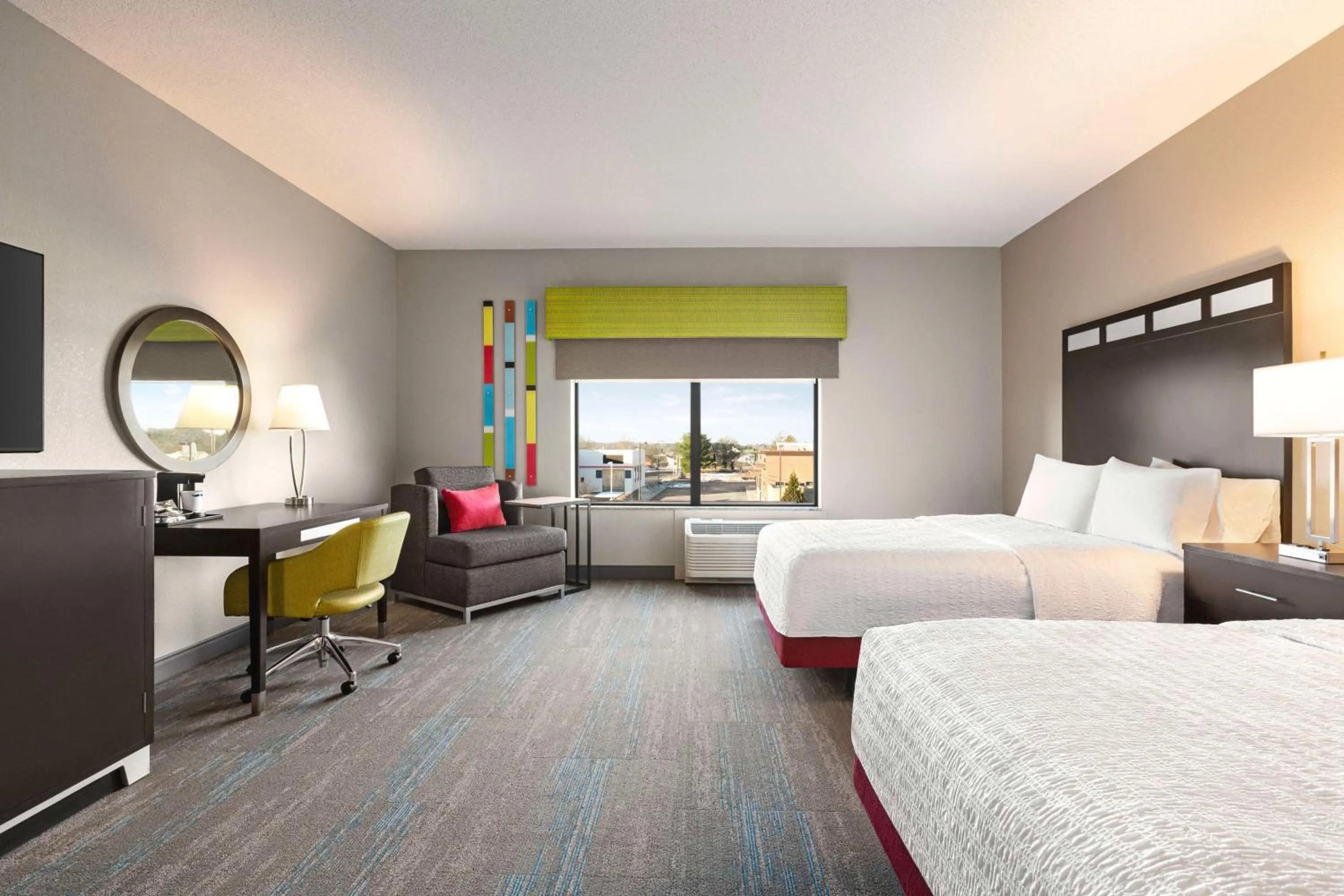 Bedroom, Bed in Hampton Inn & Suites York South