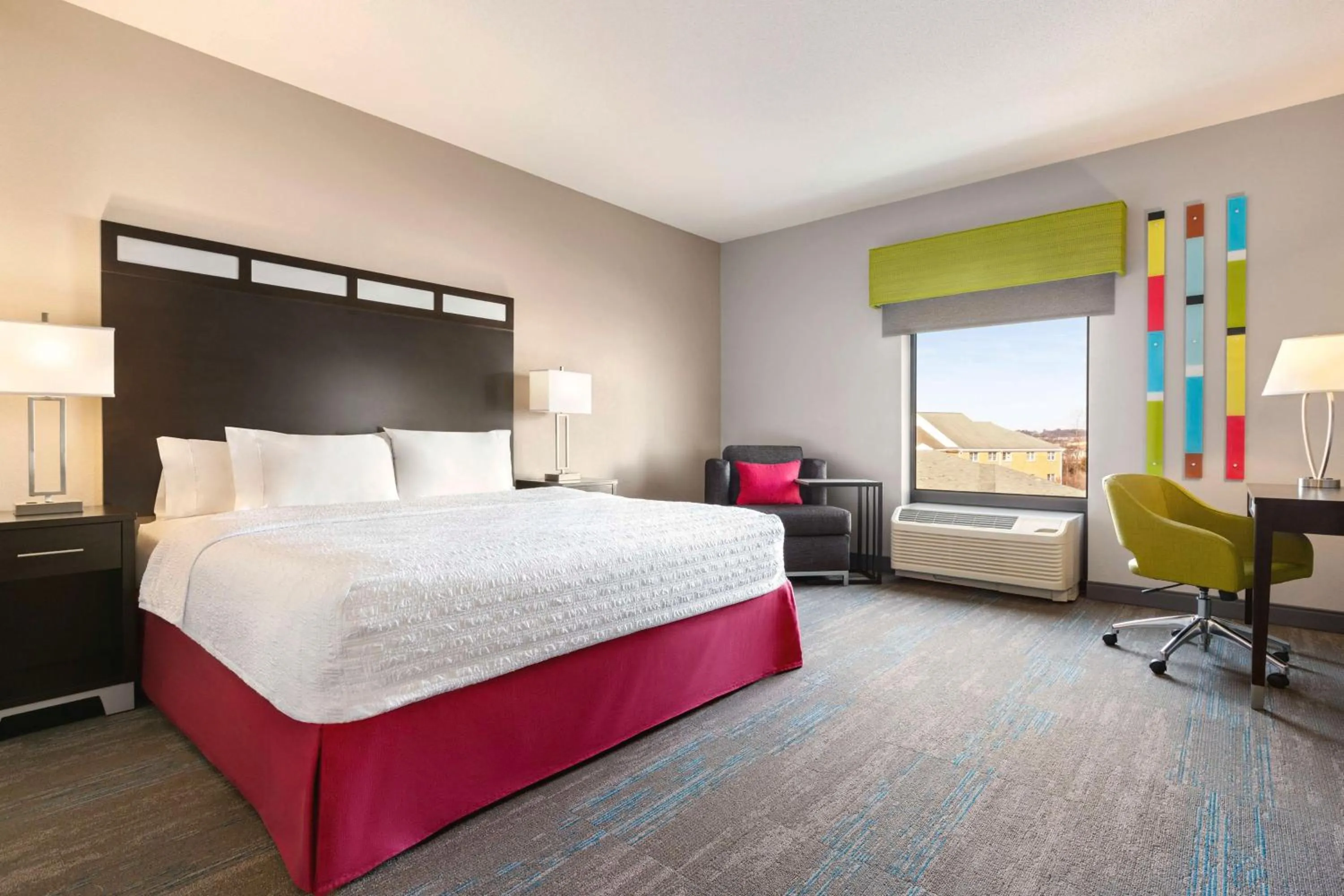 Bedroom, Bed in Hampton Inn & Suites York South