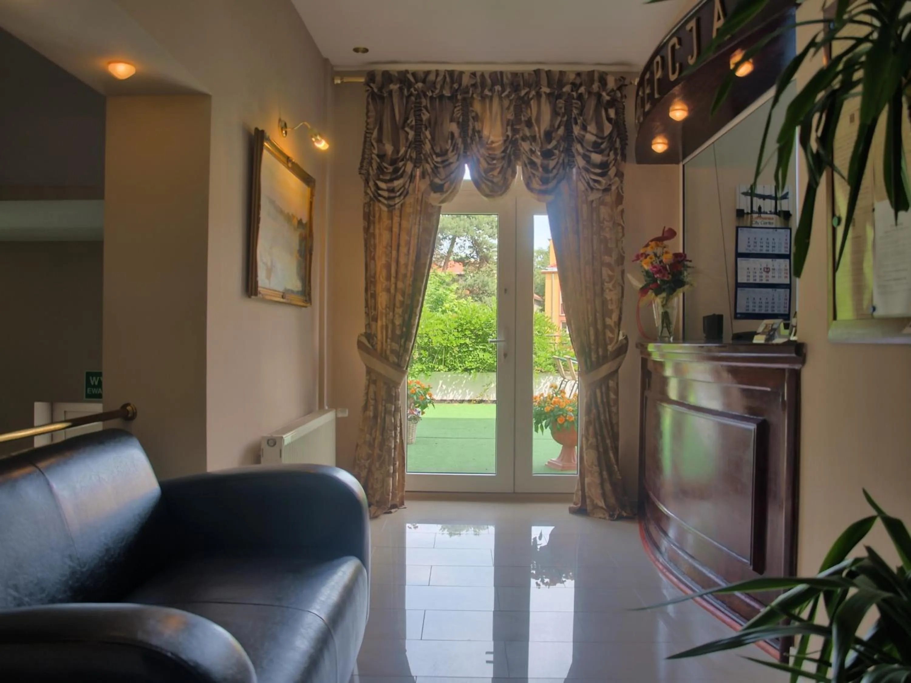 Lobby or reception in Villa Jedynak