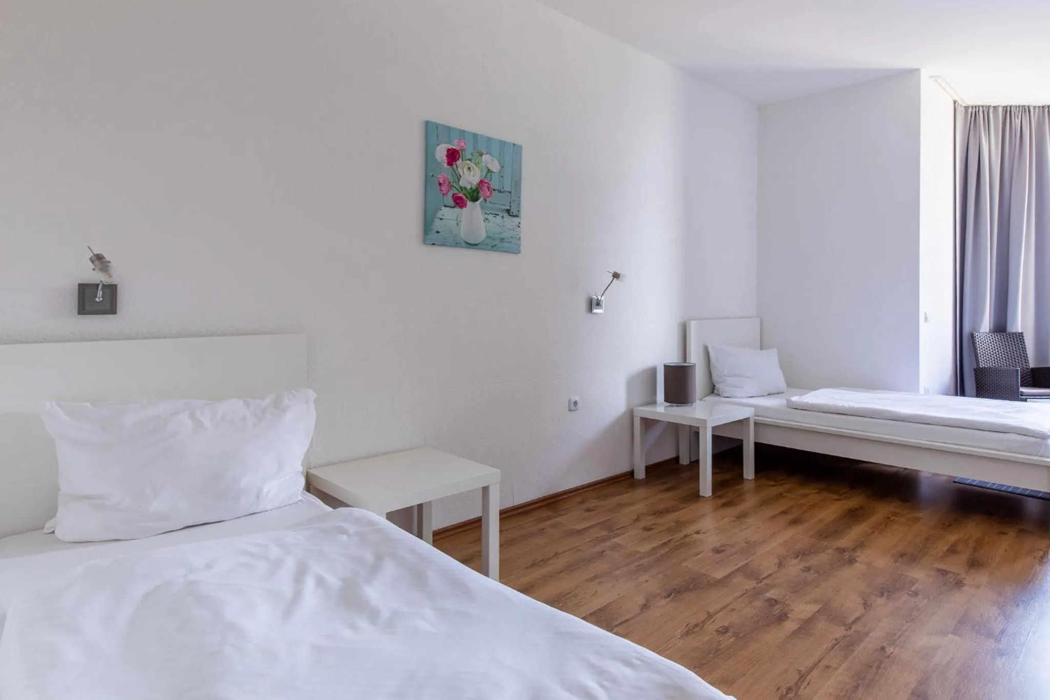 Bed in Hotel Garni Zum Dorfbrunnen