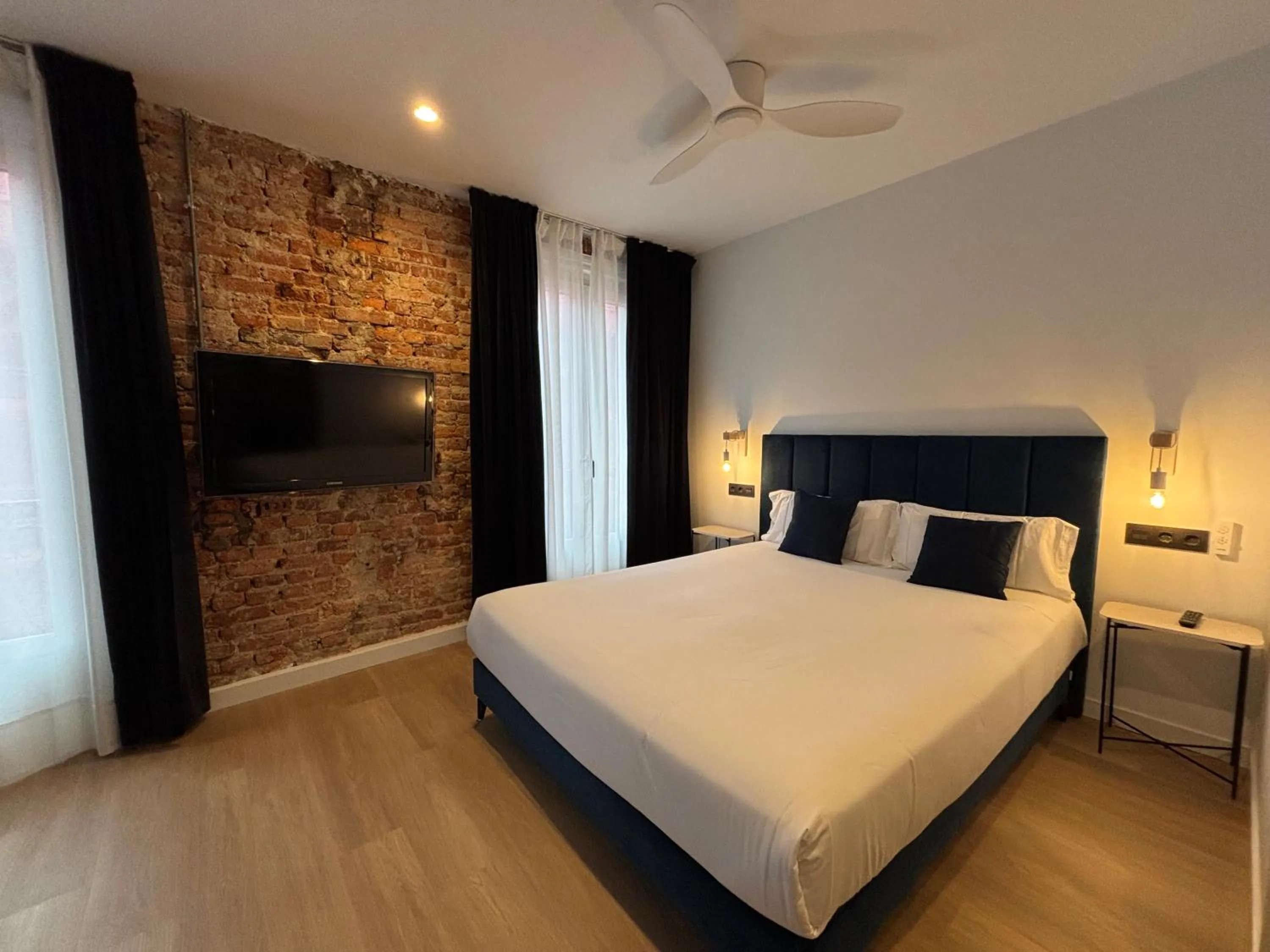 Bed in Arenal Suites Bilbao