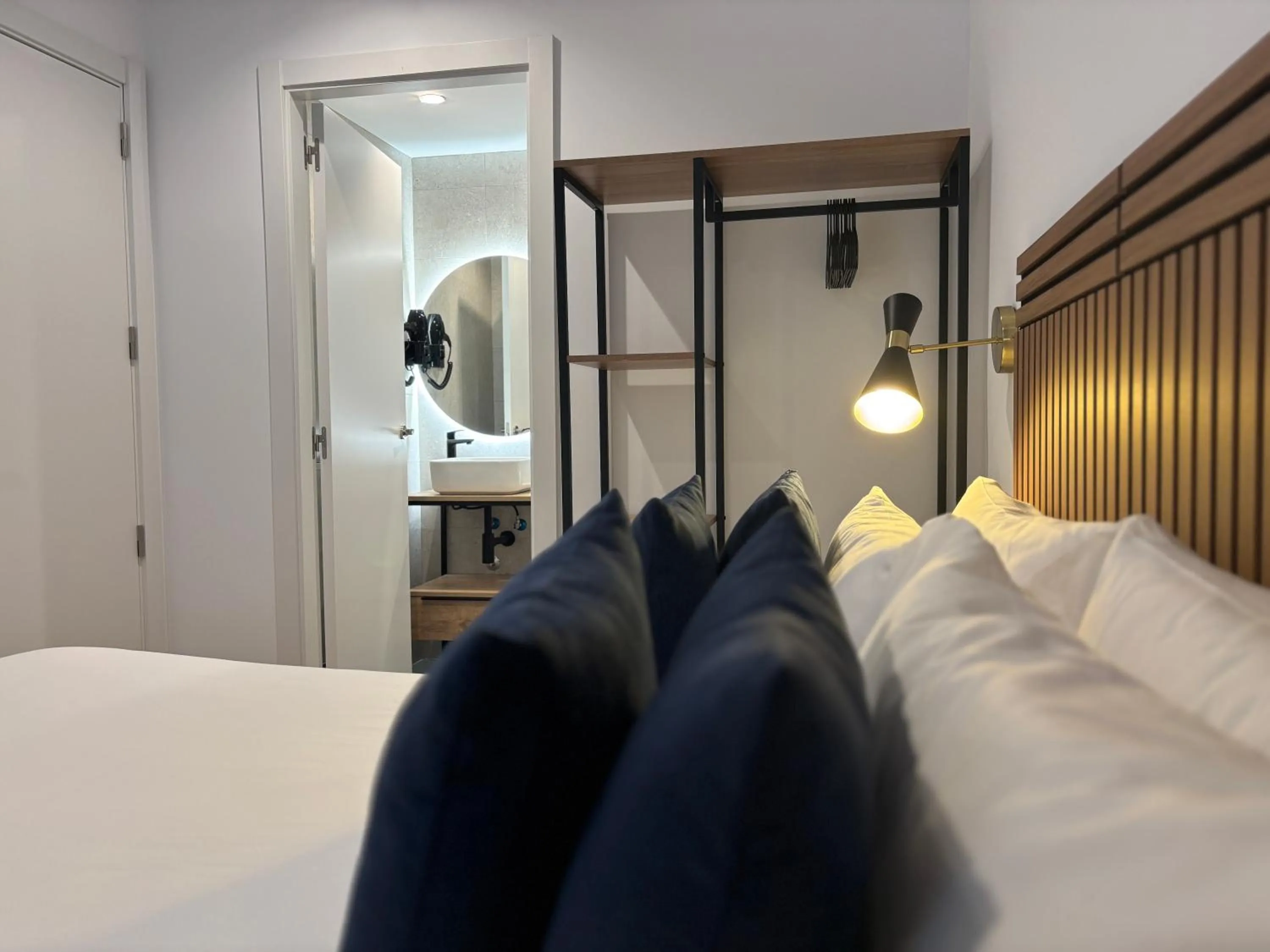 Bed in Arenal Suites Bilbao