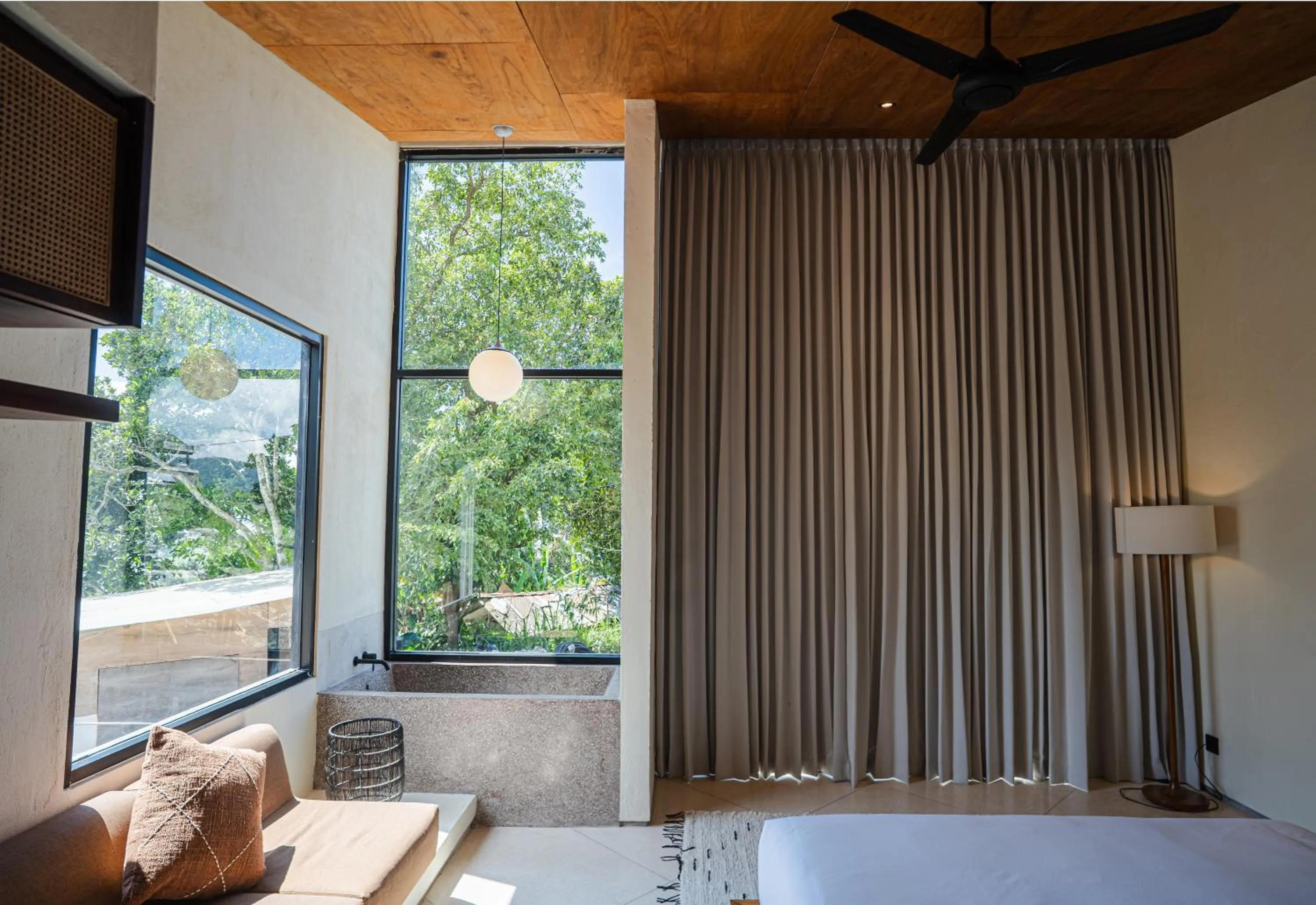 View (from property/room), Bed in Desa Oculus