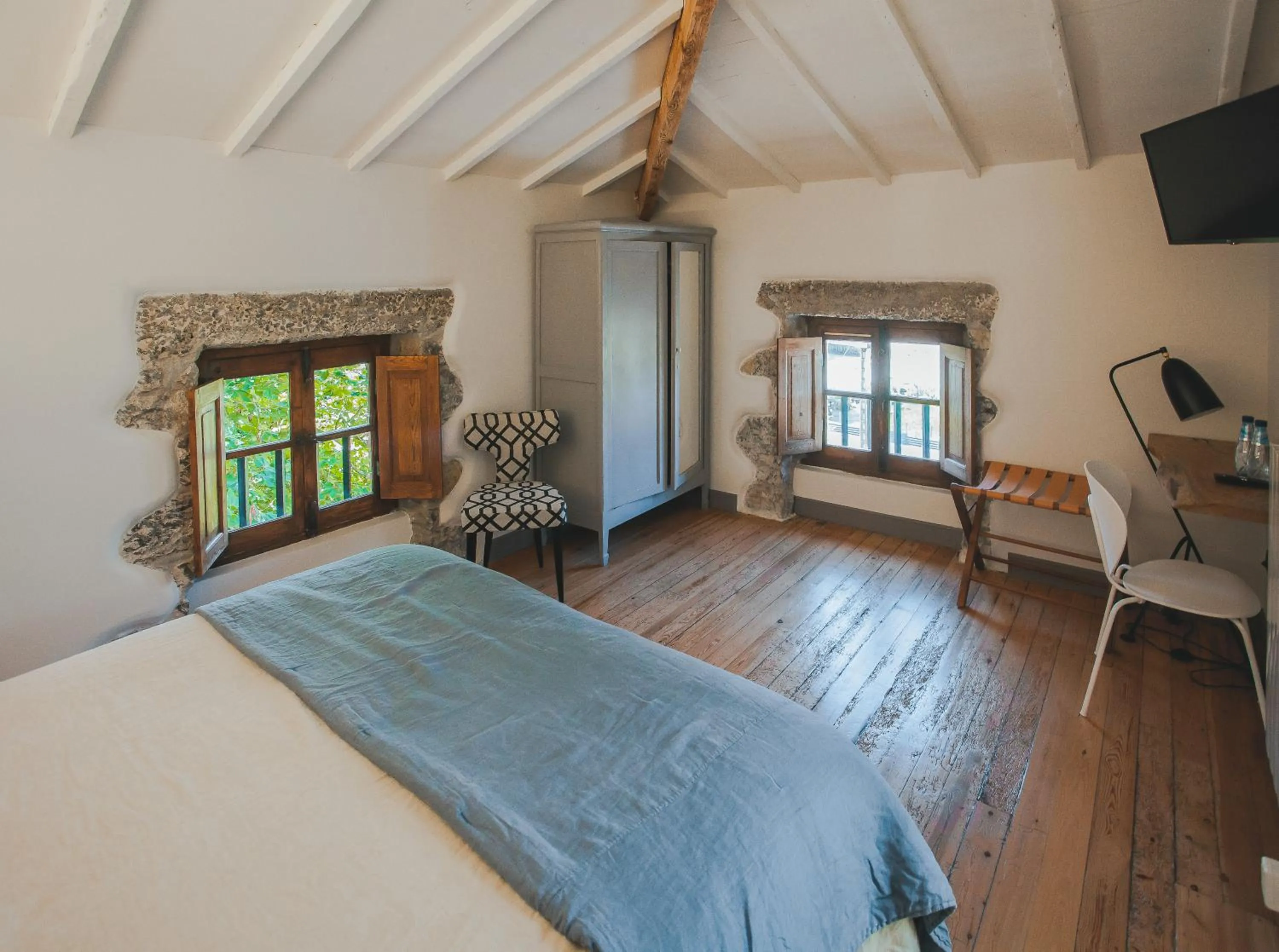 Bed in Hotel Arimune