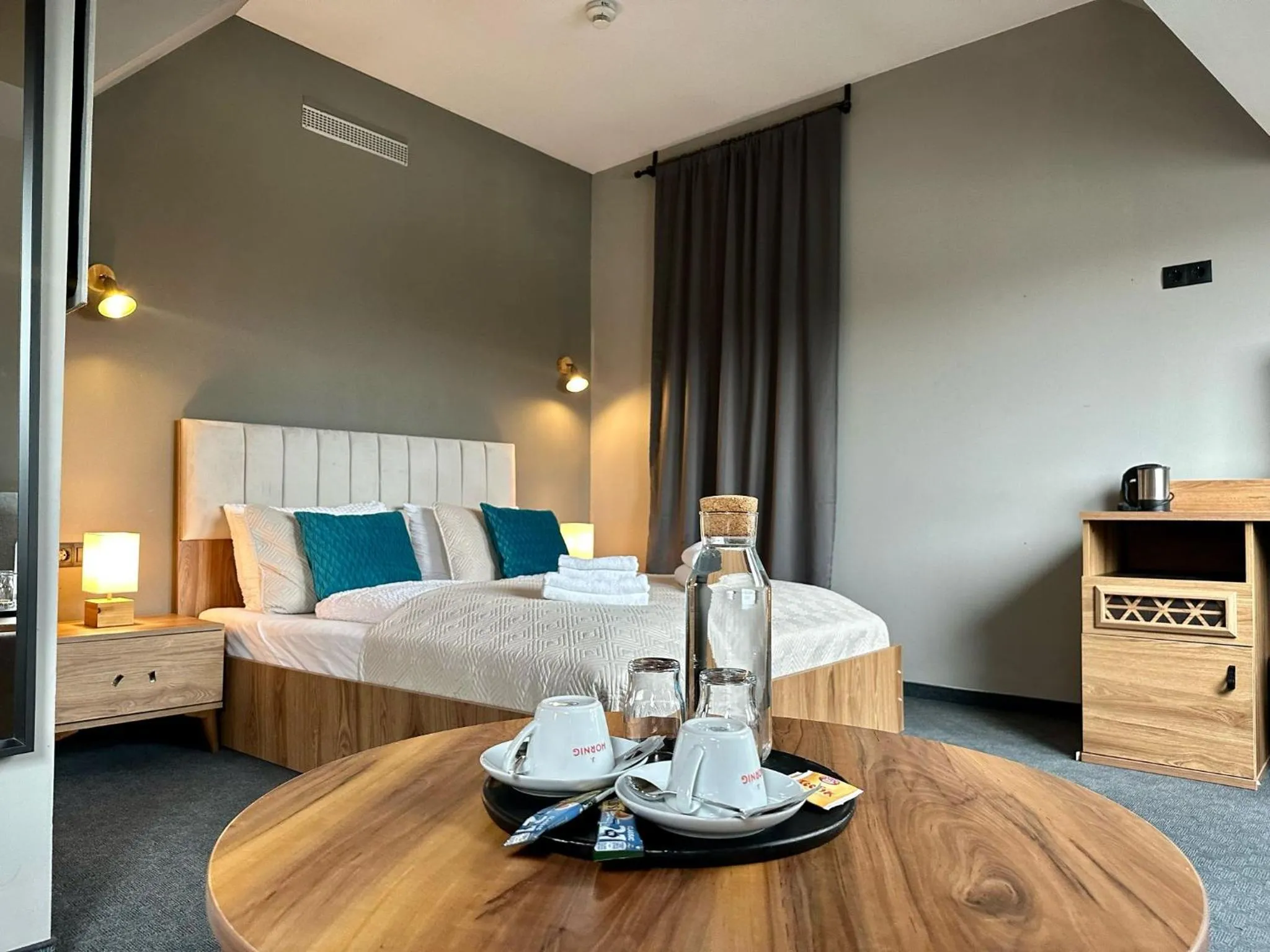 Bed in Hotel George Vienna