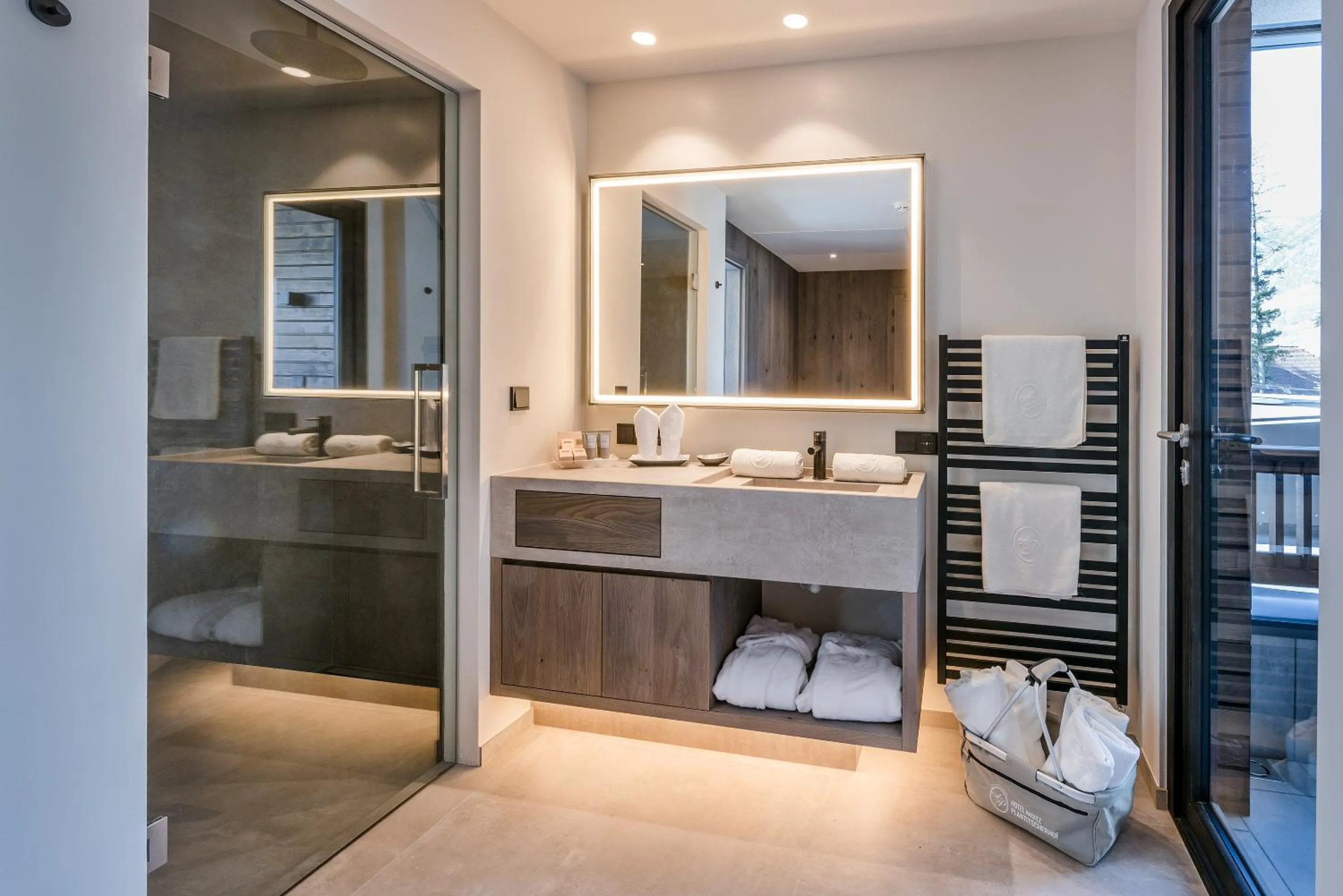 Bathroom in Hotel Ansitz Plantiz