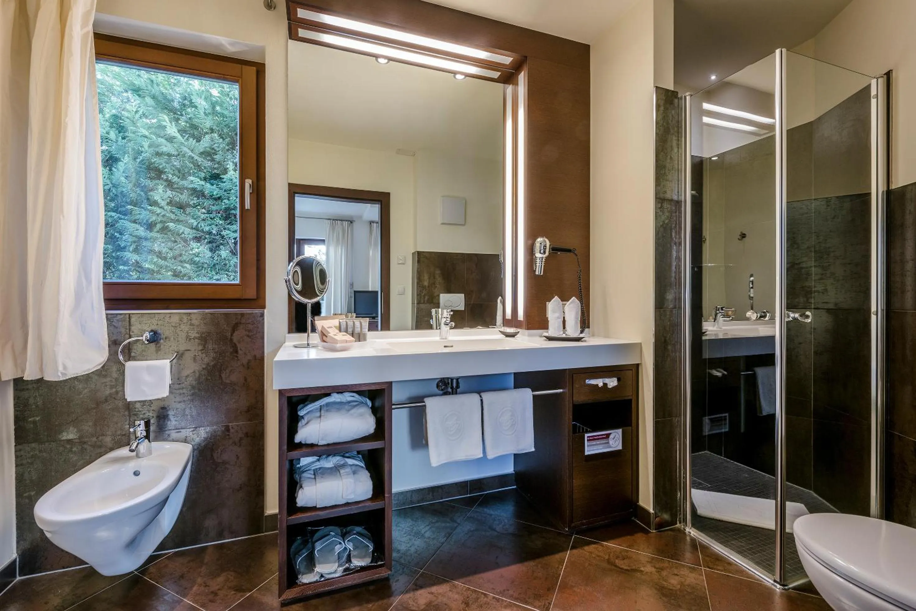 Shower in Hotel Ansitz Plantiz