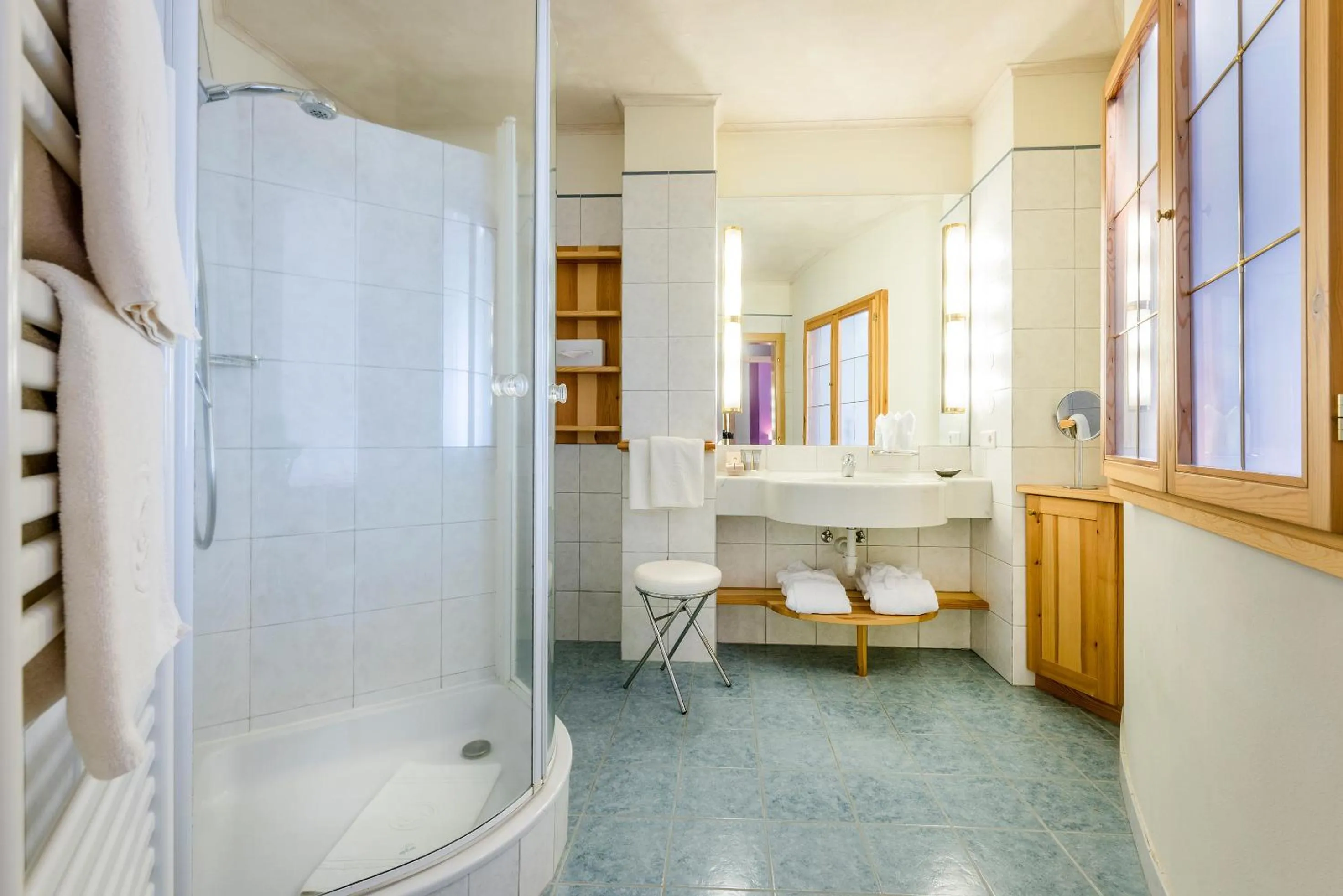 Shower in Hotel Ansitz Plantiz