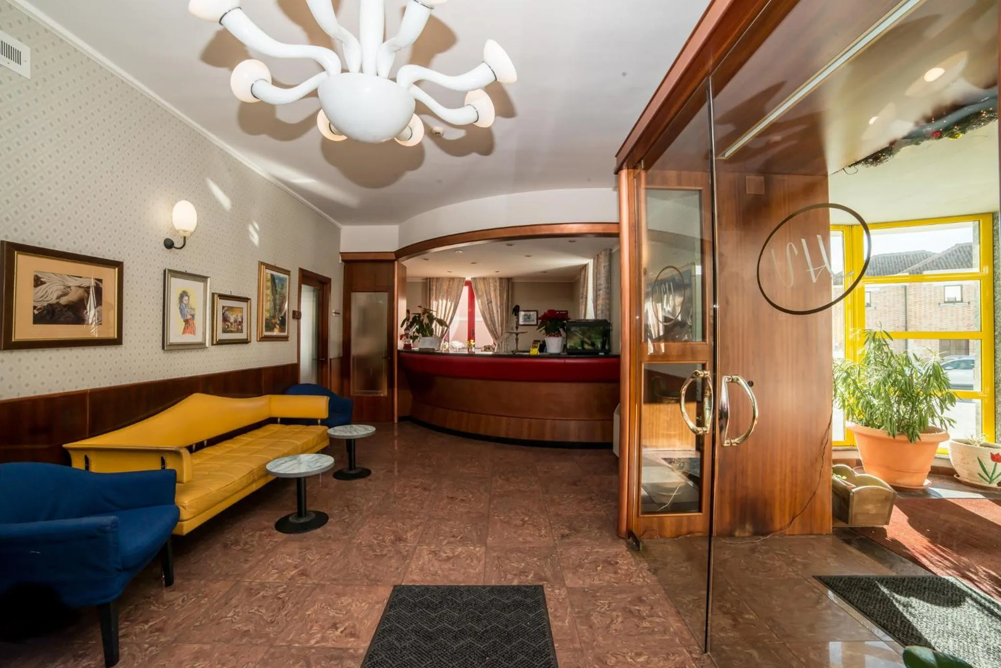 Lobby or reception in Hotel Victoria