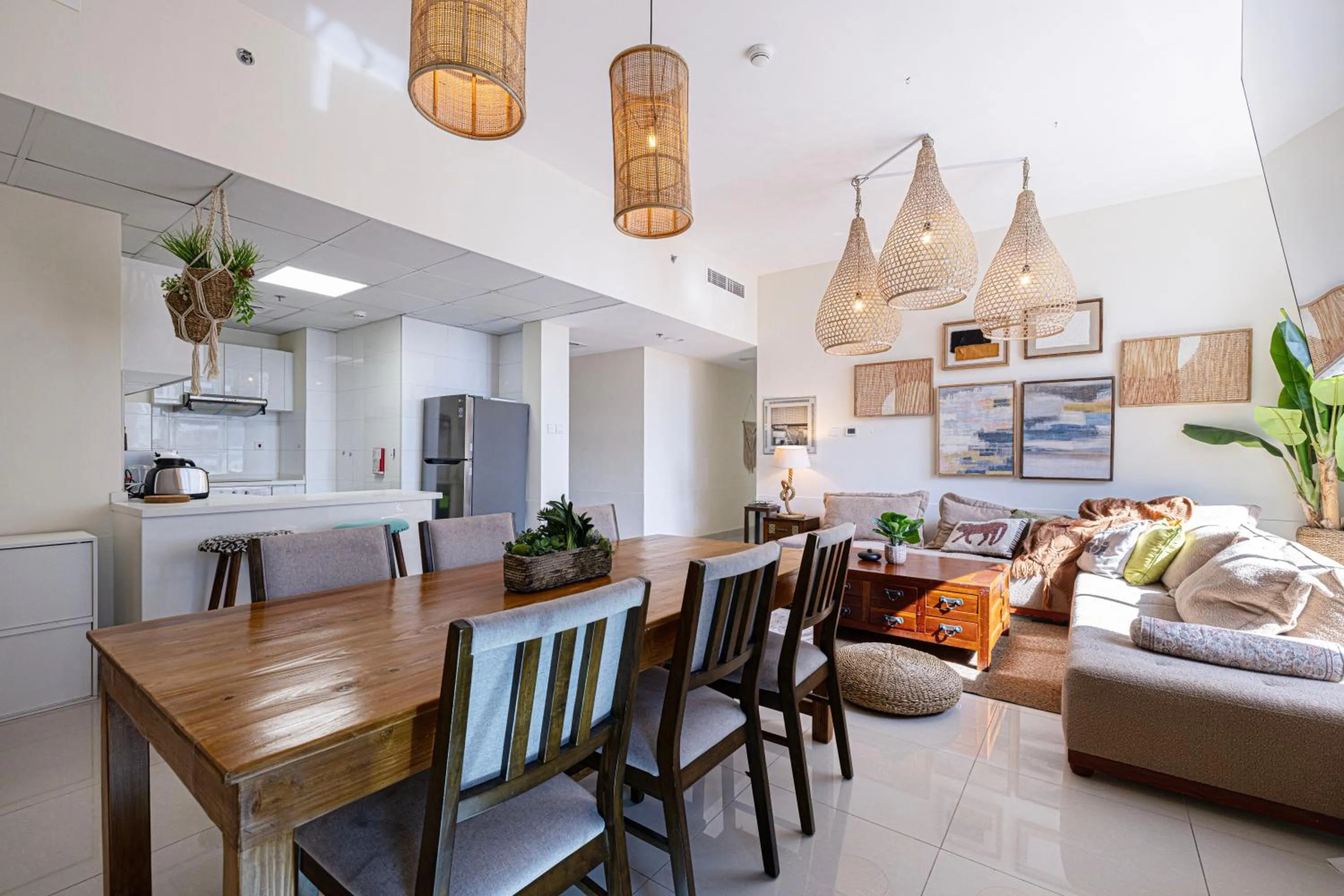 Kitchen or kitchenette in Stylish 3 bedrooms Boho-Style Home