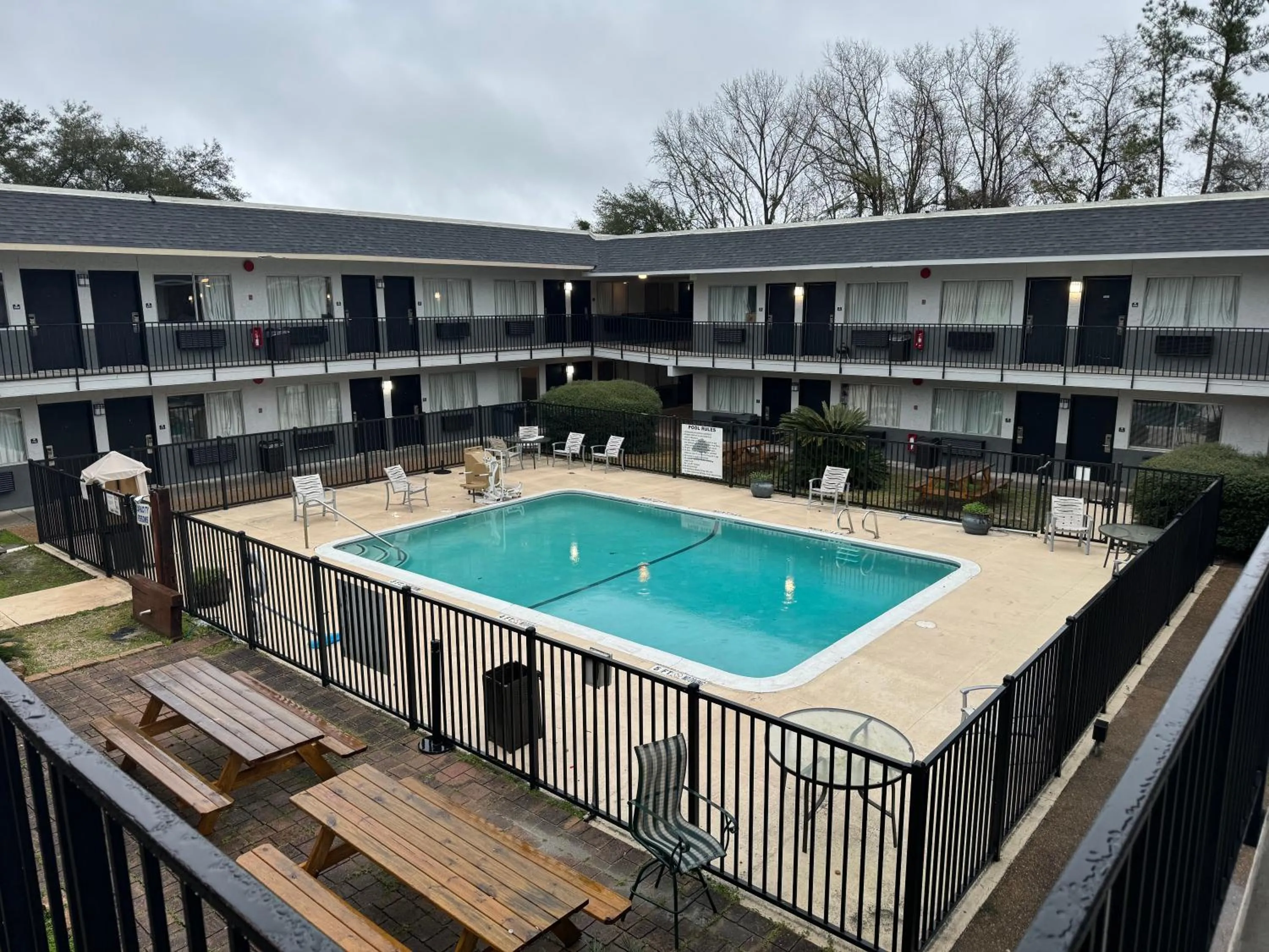 Swimming pool in FairBridge Inn & Suites Richmond Hill