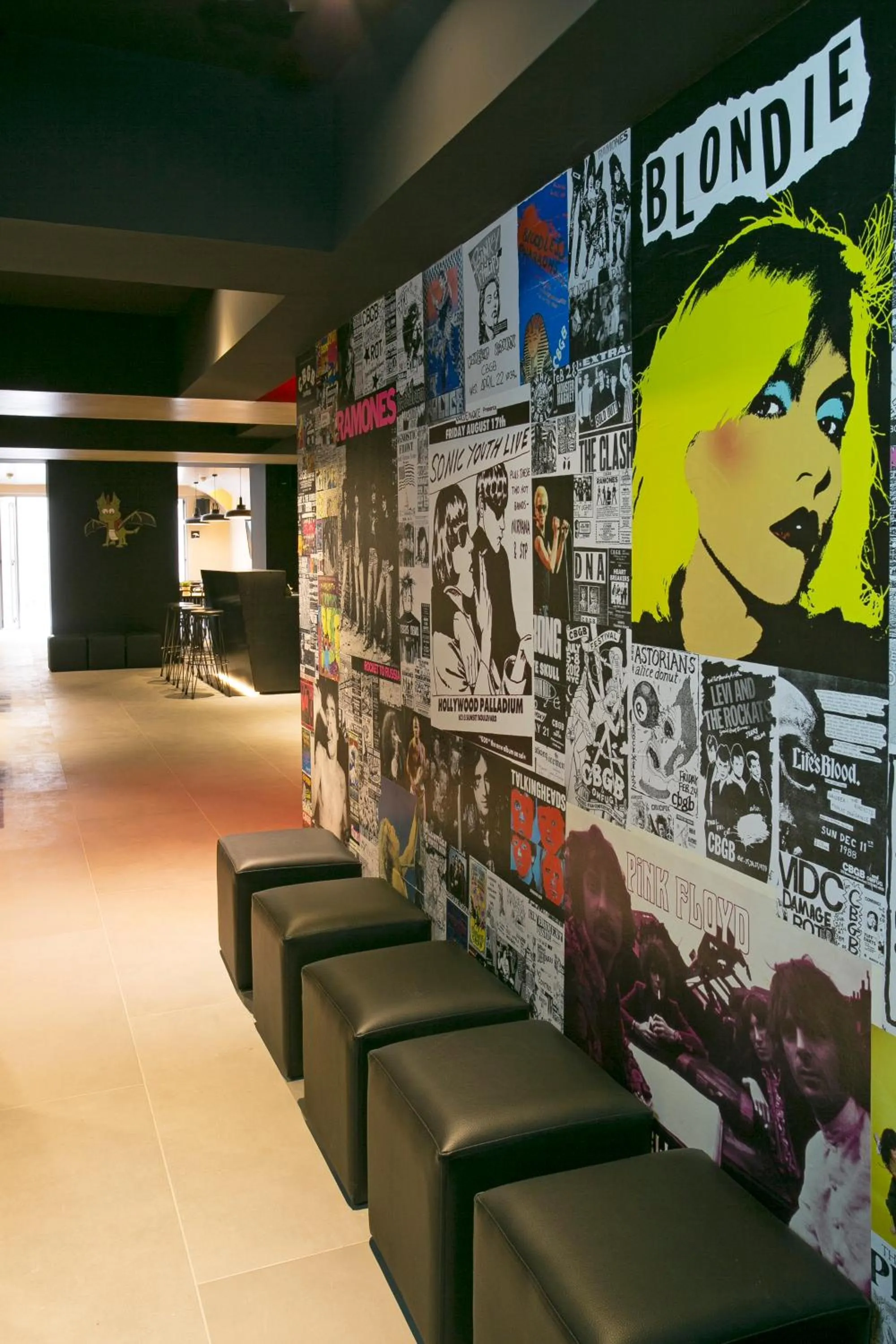 Decorative detail in Sant Jordi Hostels Rock Palace