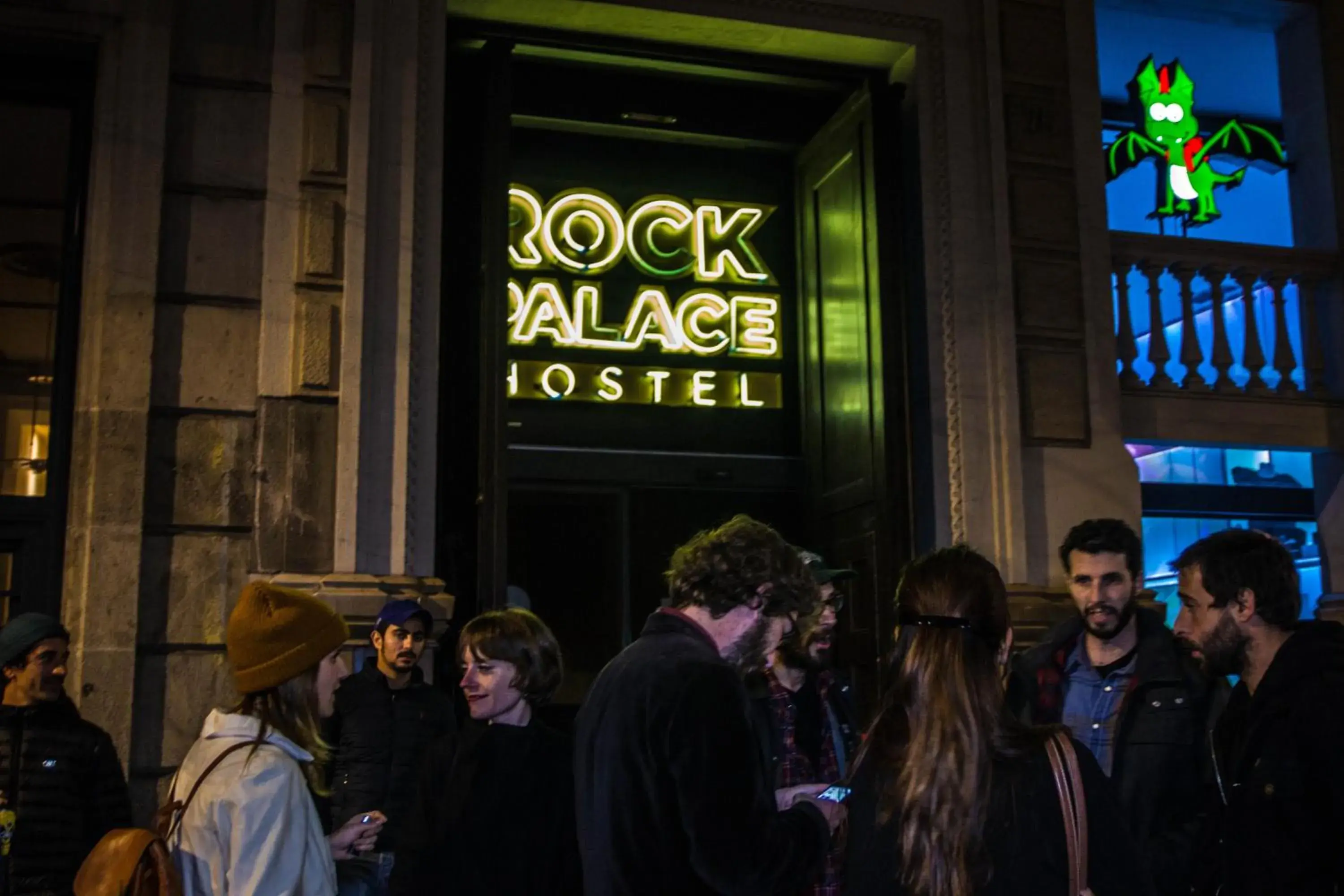 Facade/entrance in Sant Jordi Hostels Rock Palace Facade/entrance in Sant Jordi Hostels Rock Palace