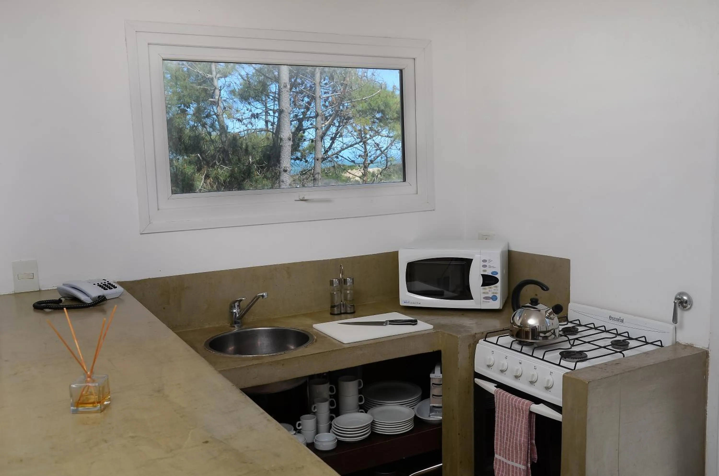 Kitchen or kitchenette in Jaina Resort & Spa