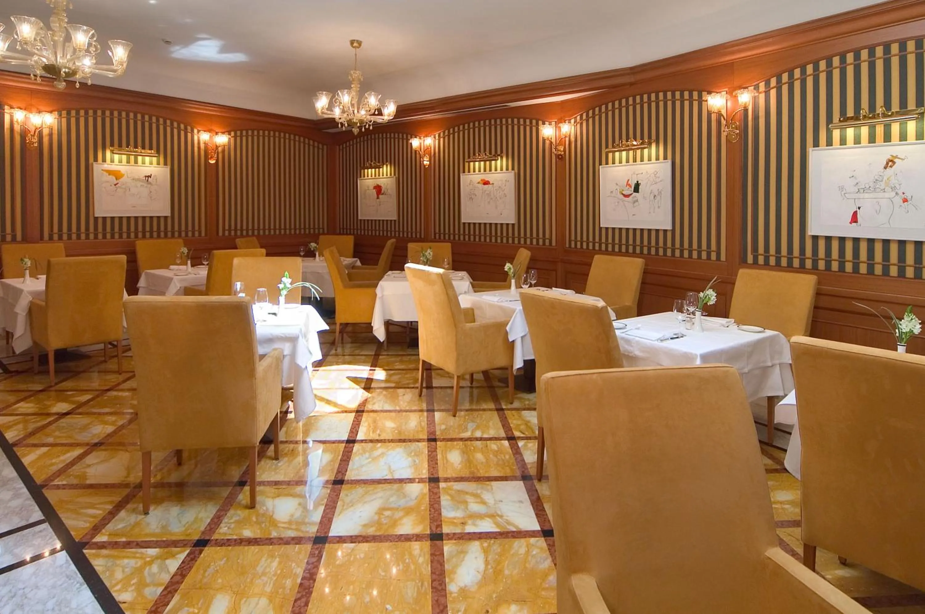 Restaurant/places to eat in Hotel Manzoni