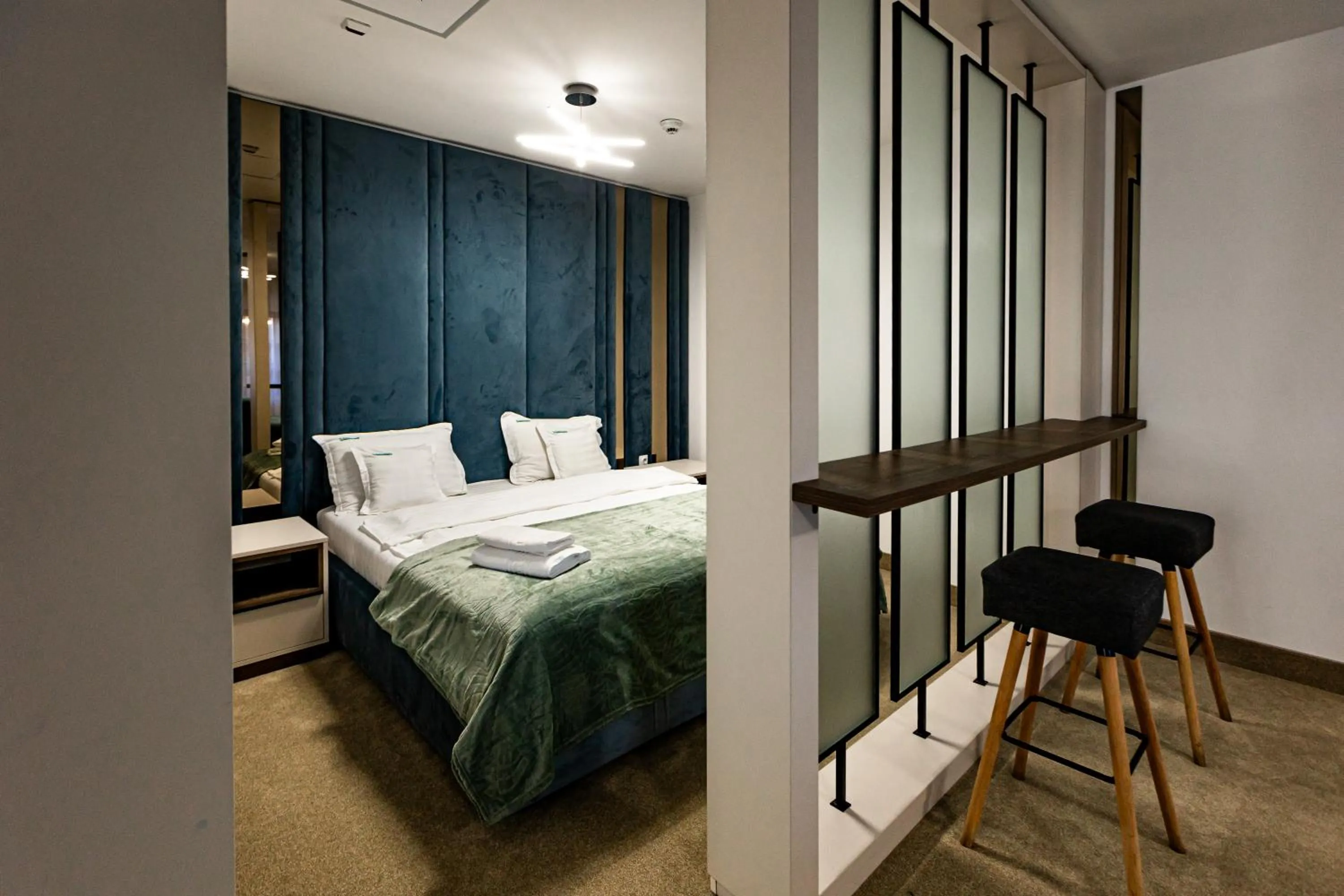 Bed in Wanderer Sighisoara