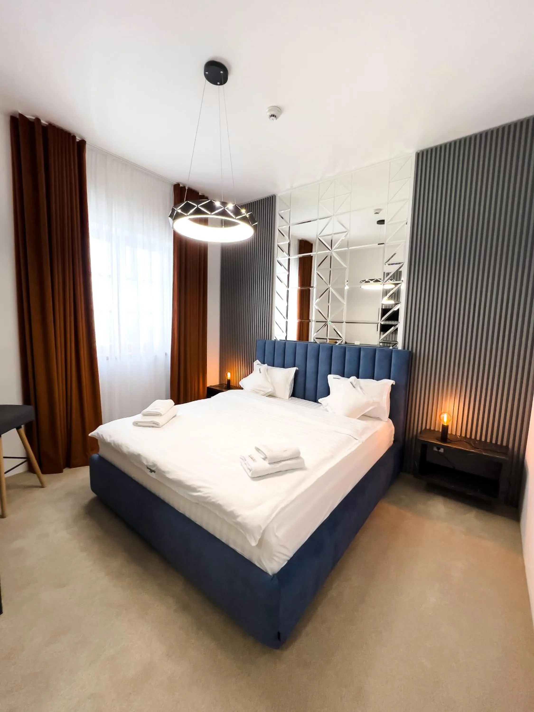 Bed in Wanderer Sighisoara