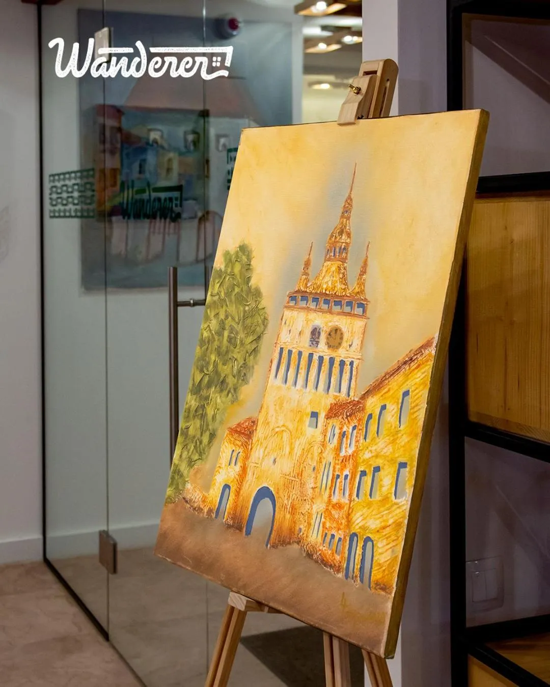 Decorative detail in Wanderer Sighisoara