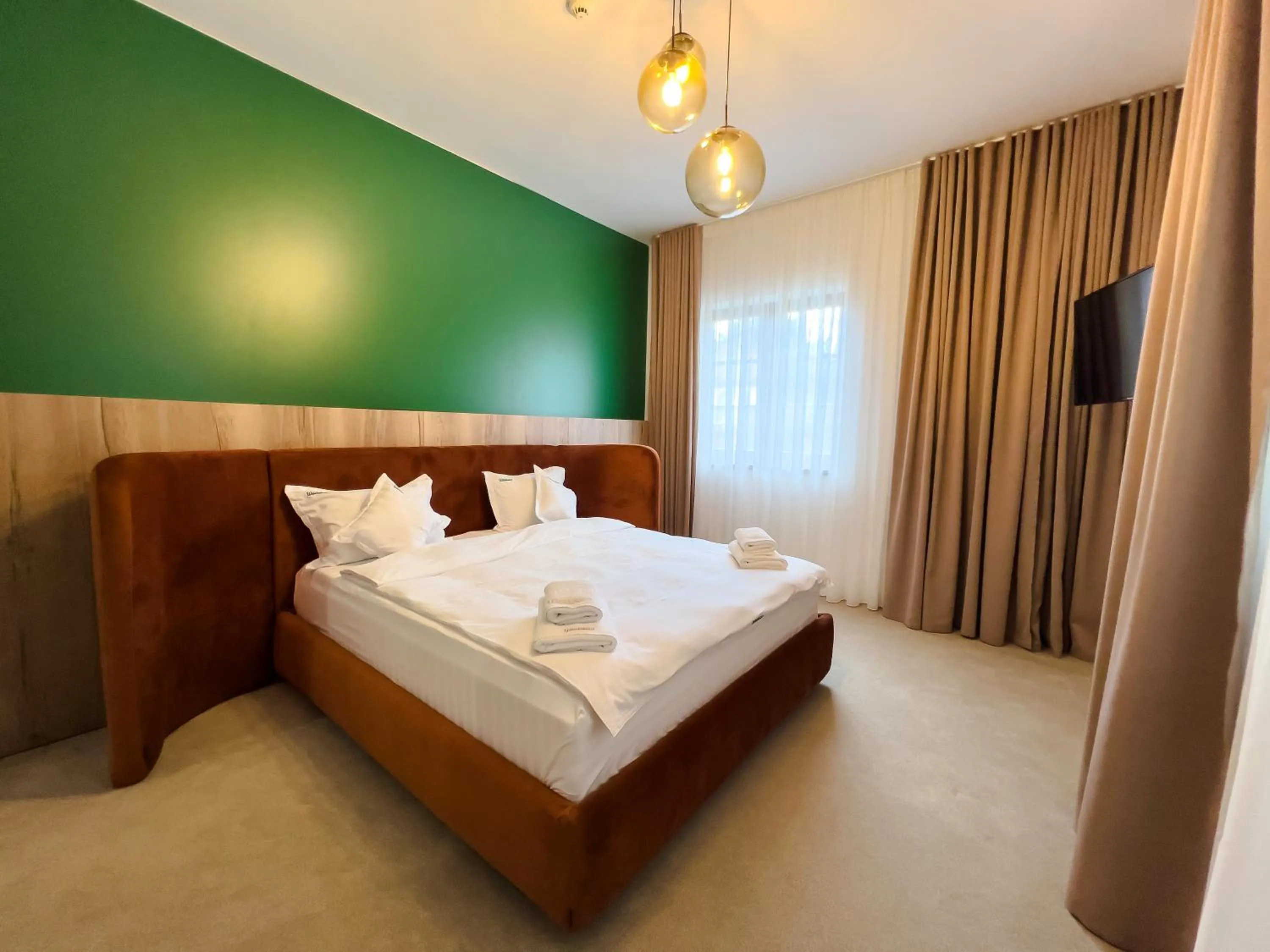 Bed in Wanderer Sighisoara