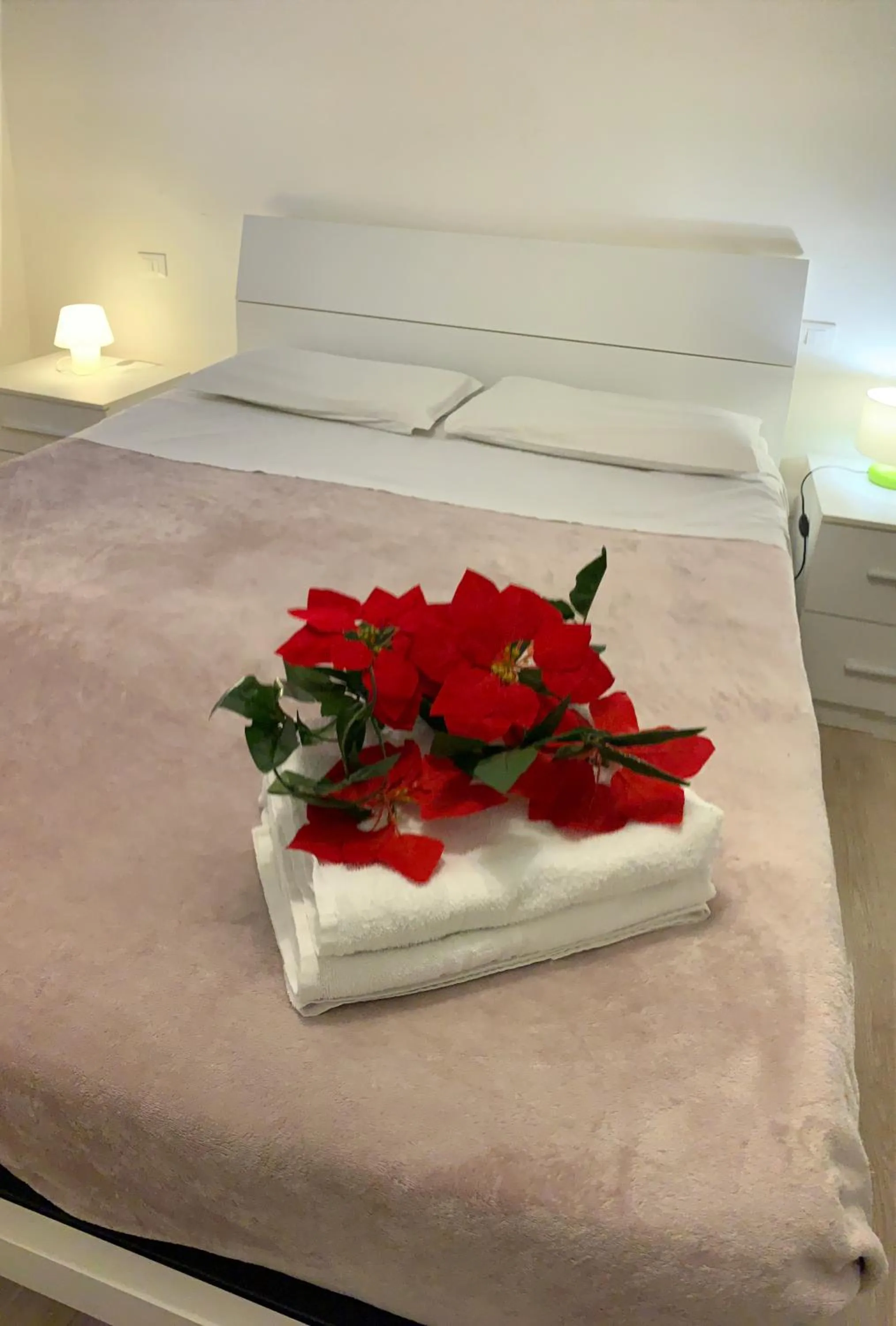 Photo of the whole room, Bed in Harry's Canal View