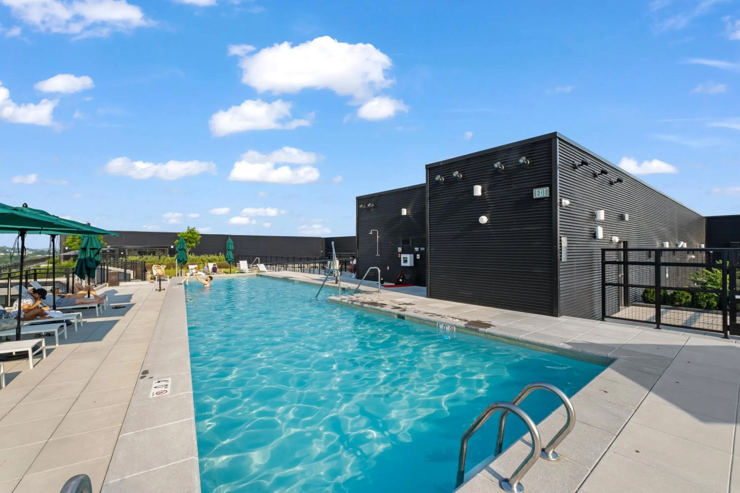 Swimming pool in Global Luxury Suites at Capitol Hill