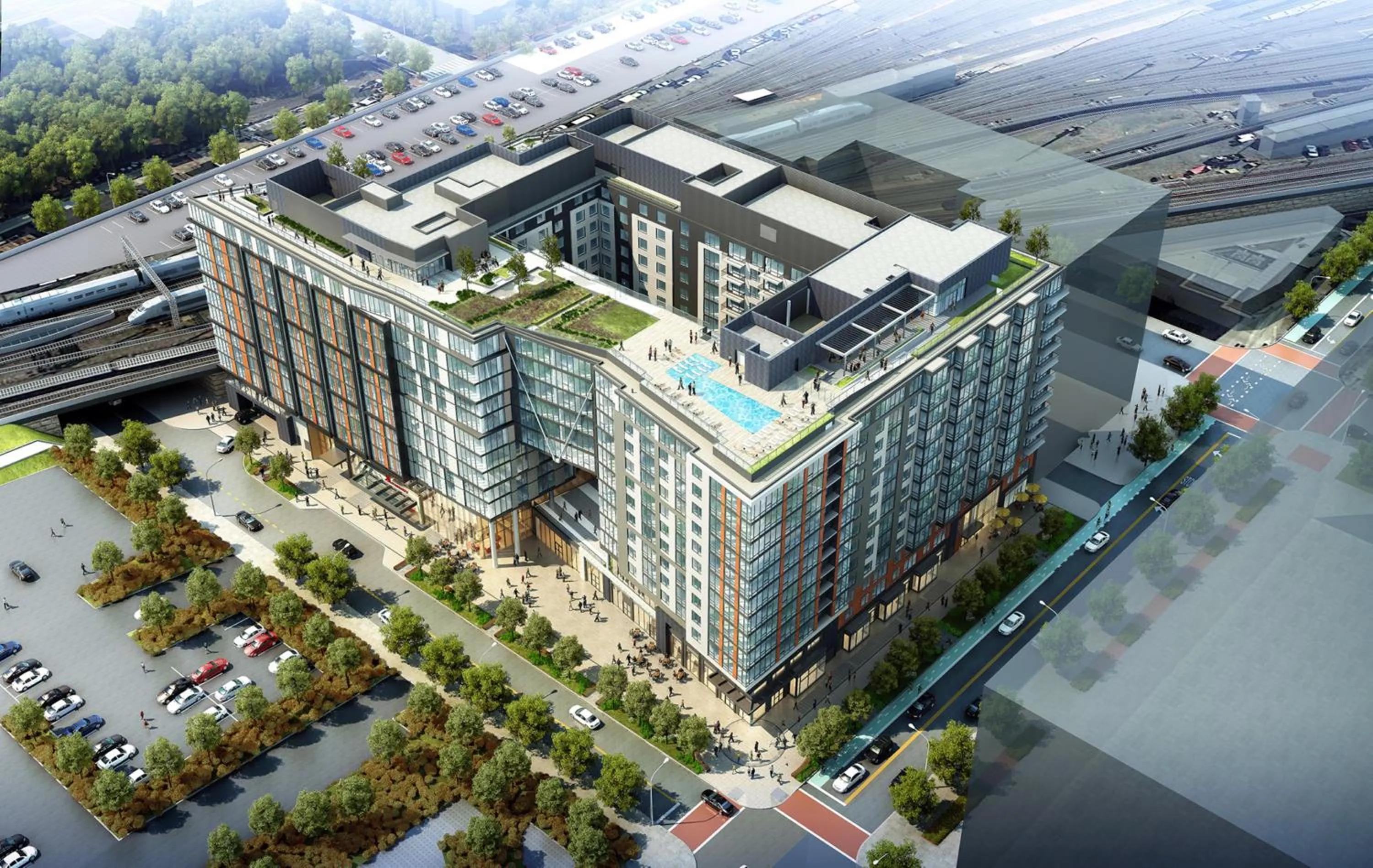 Property building in Global Luxury Suites at Capitol Hill