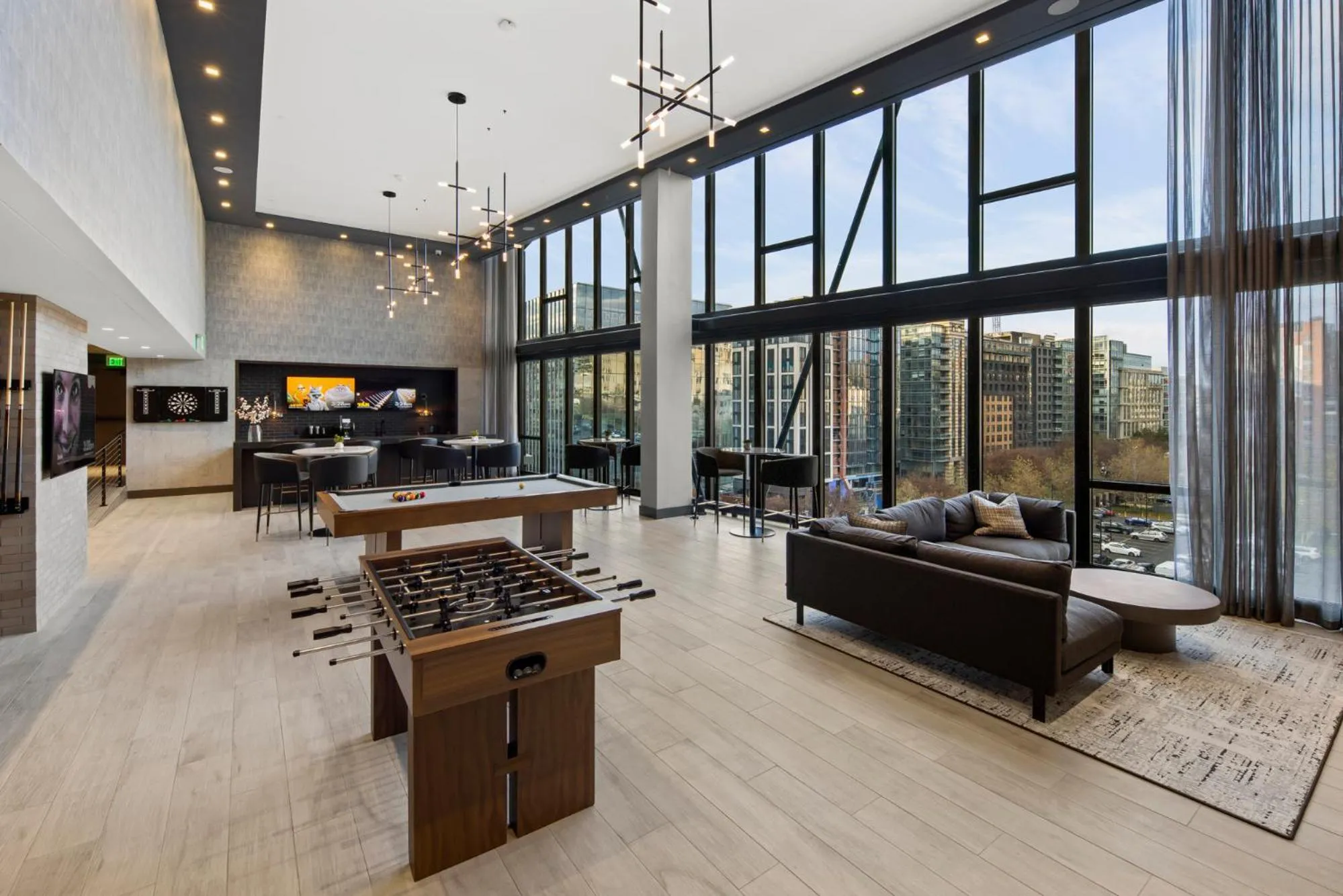 Billiard in Global Luxury Suites at Capitol Hill
