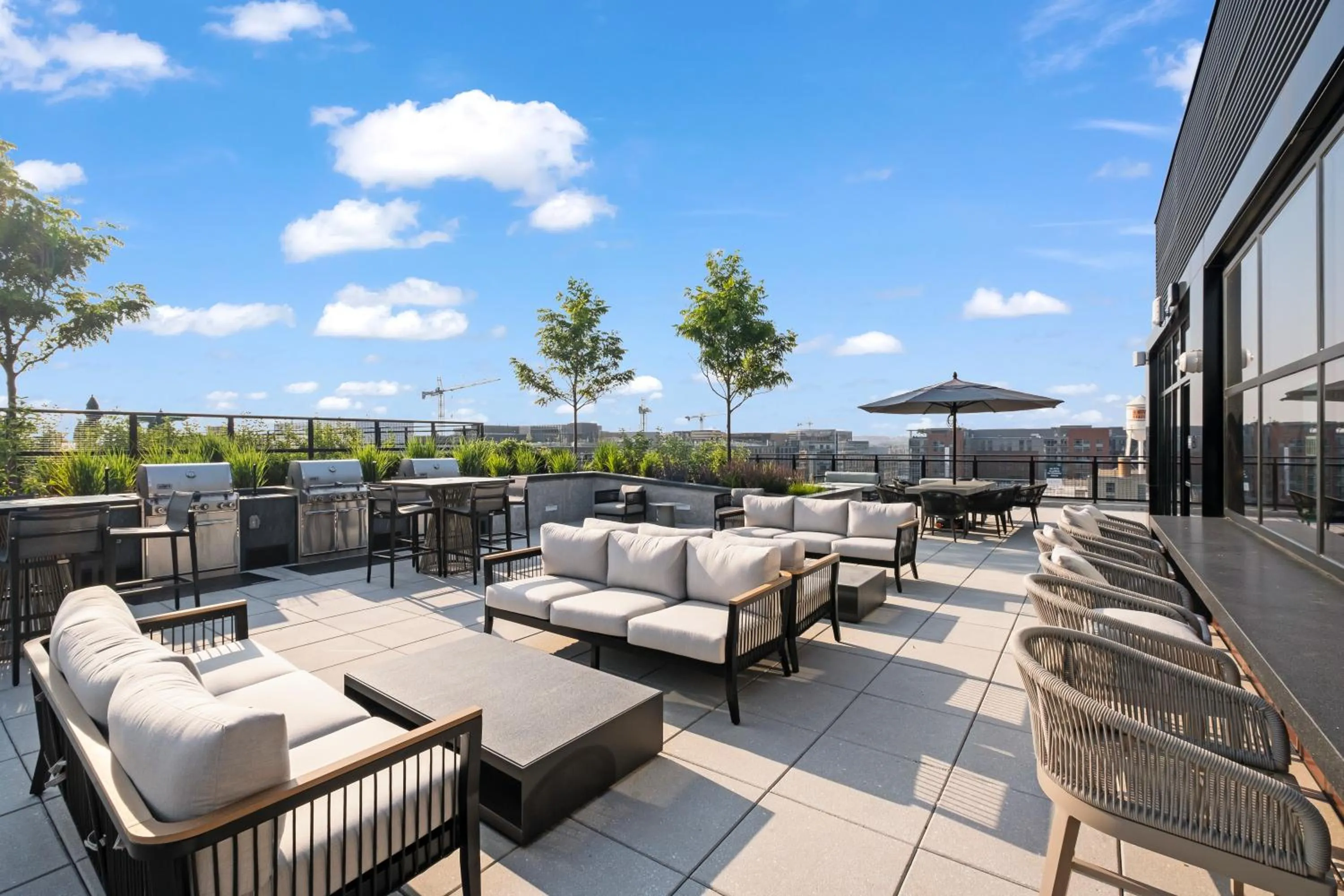 Patio in Global Luxury Suites at Capitol Hill
