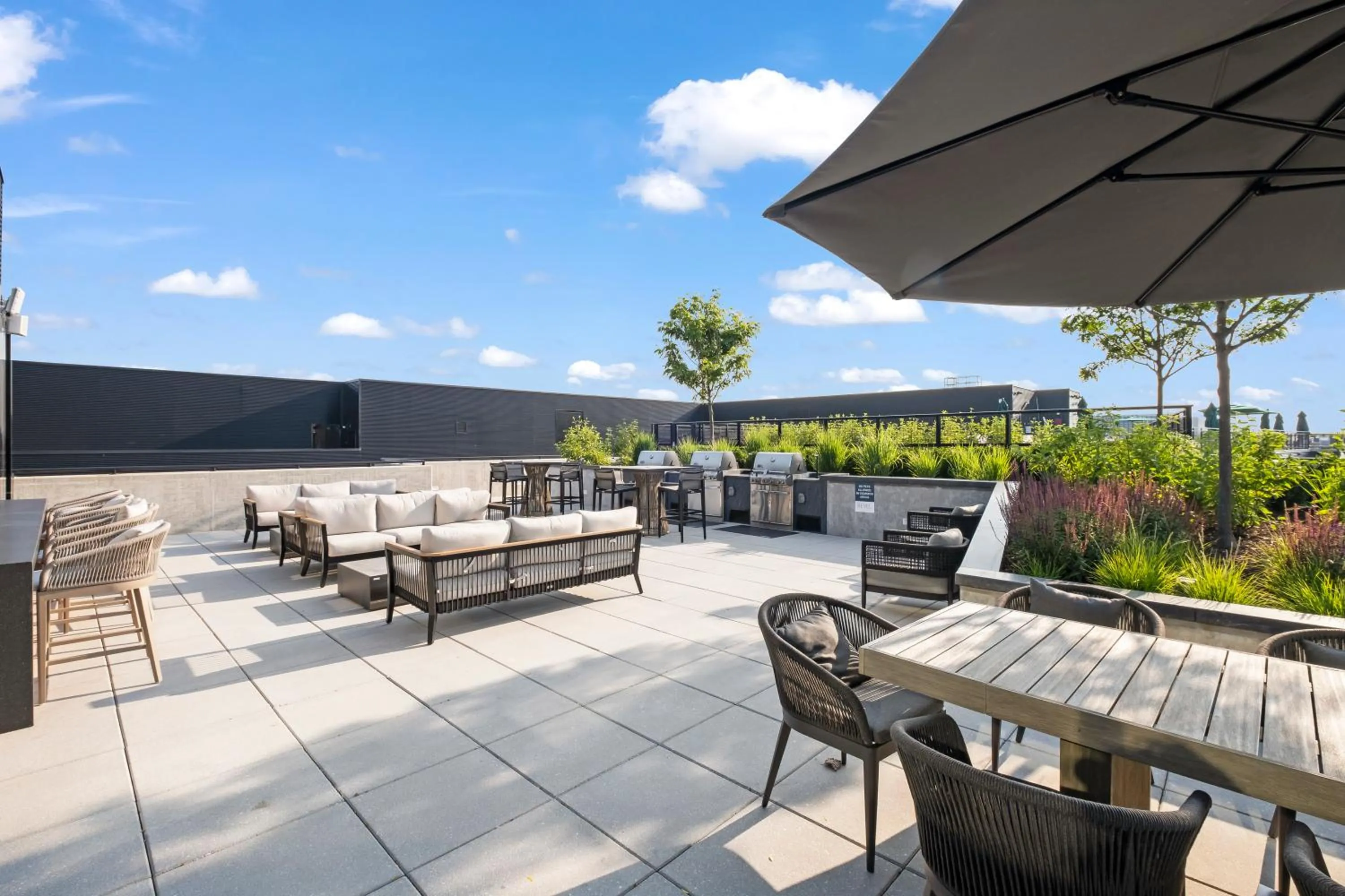 Patio in Global Luxury Suites at Capitol Hill