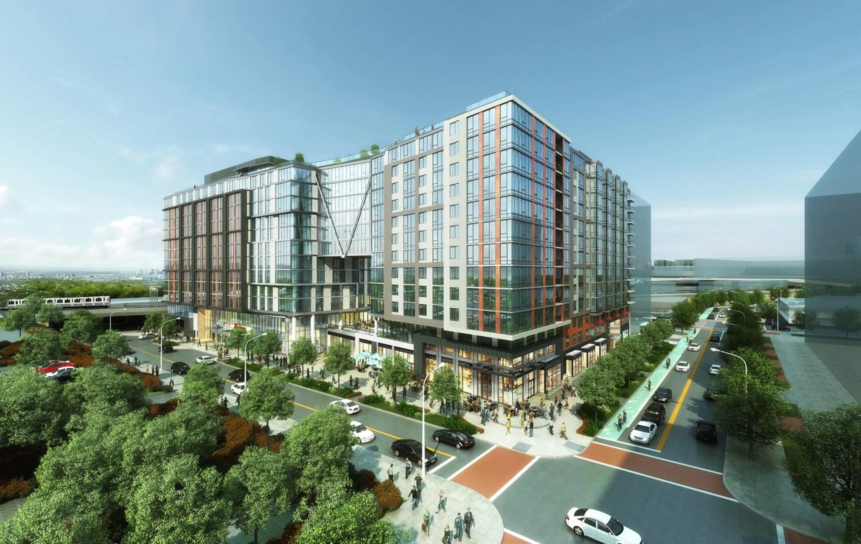 Property building in Global Luxury Suites at Capitol Hill