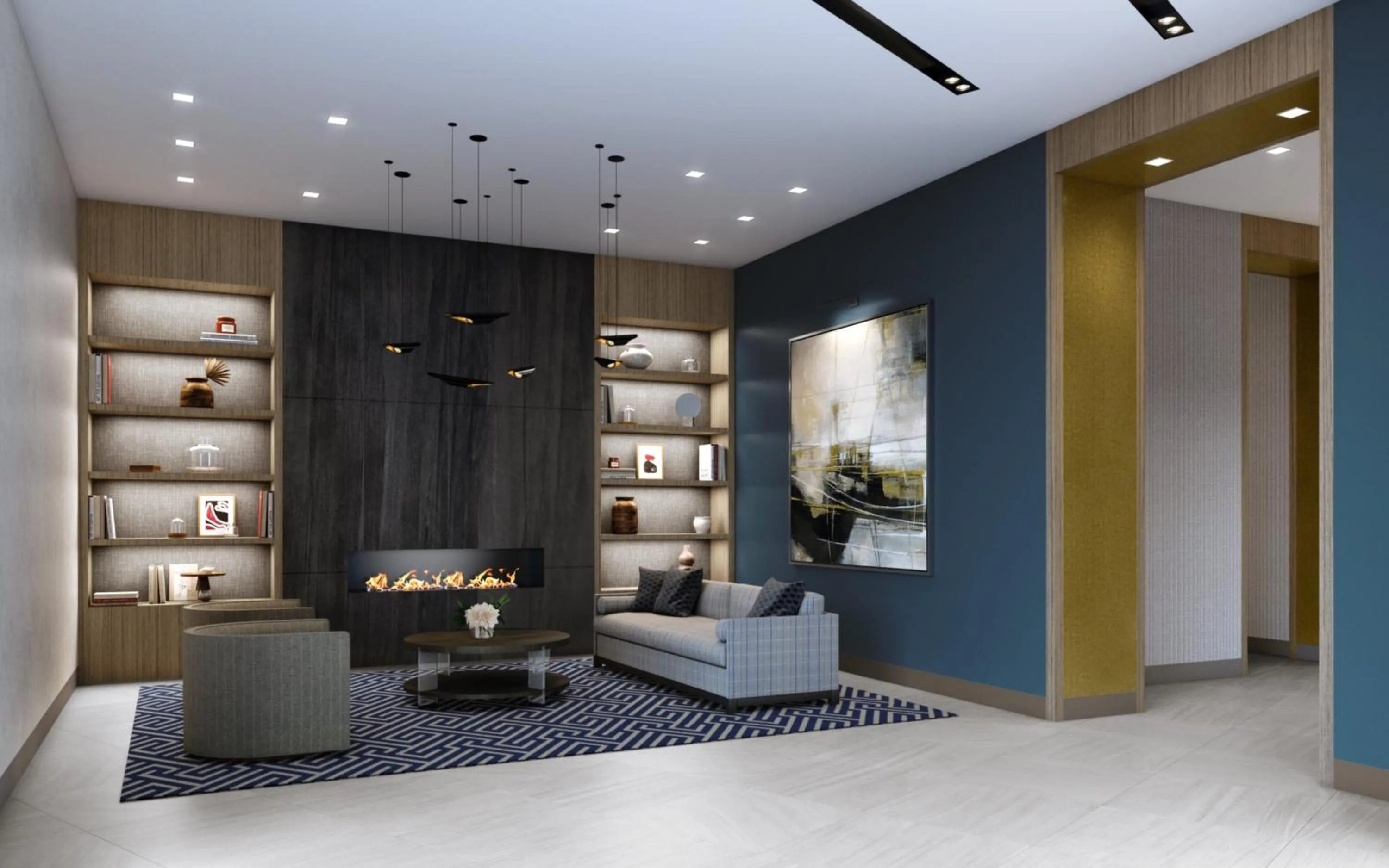 Lobby or reception in Global Luxury Suites at Capitol Hill