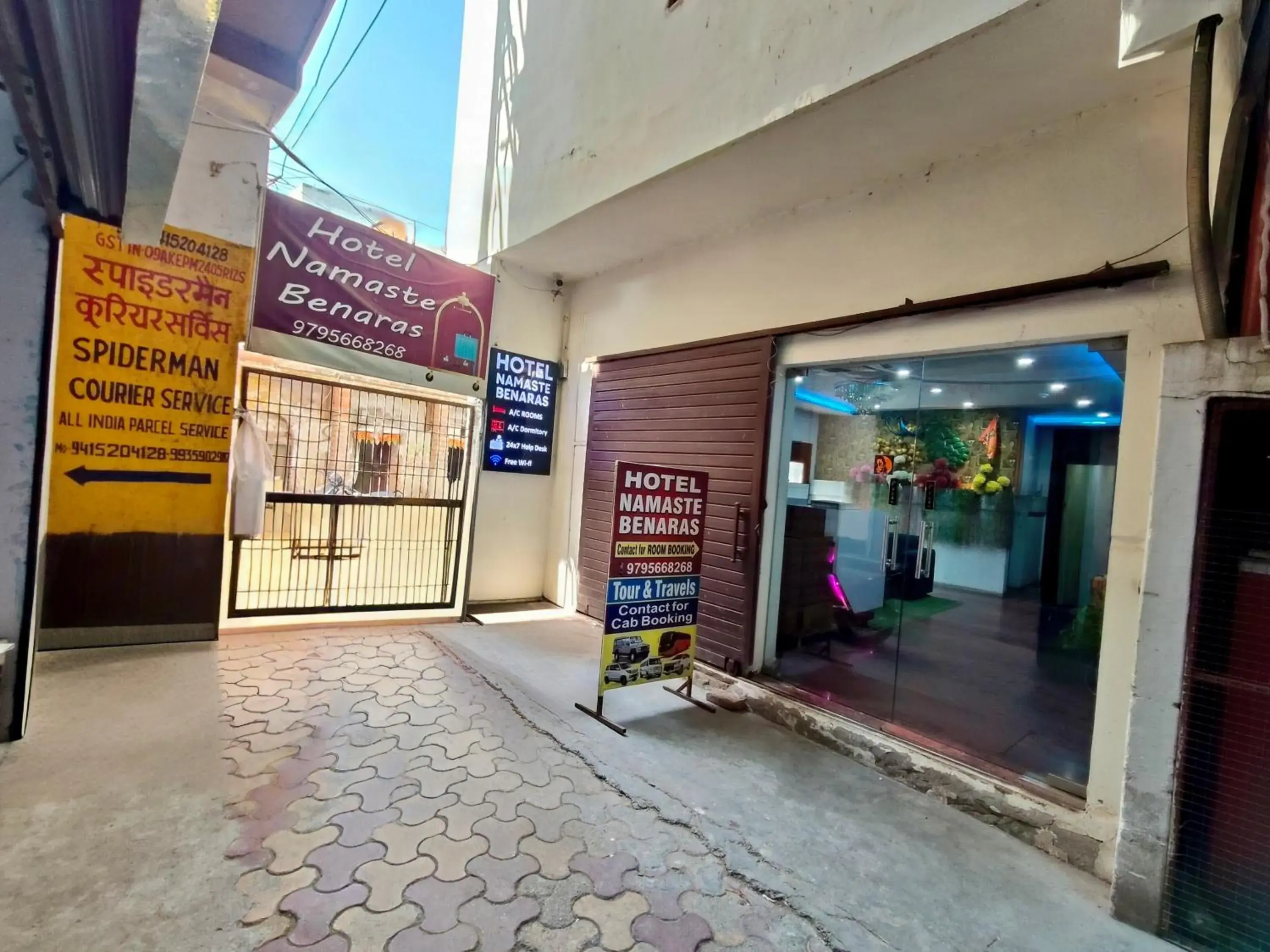 Property building in Namaste Benares Varanasi Property building in Namaste Benares Varanasi